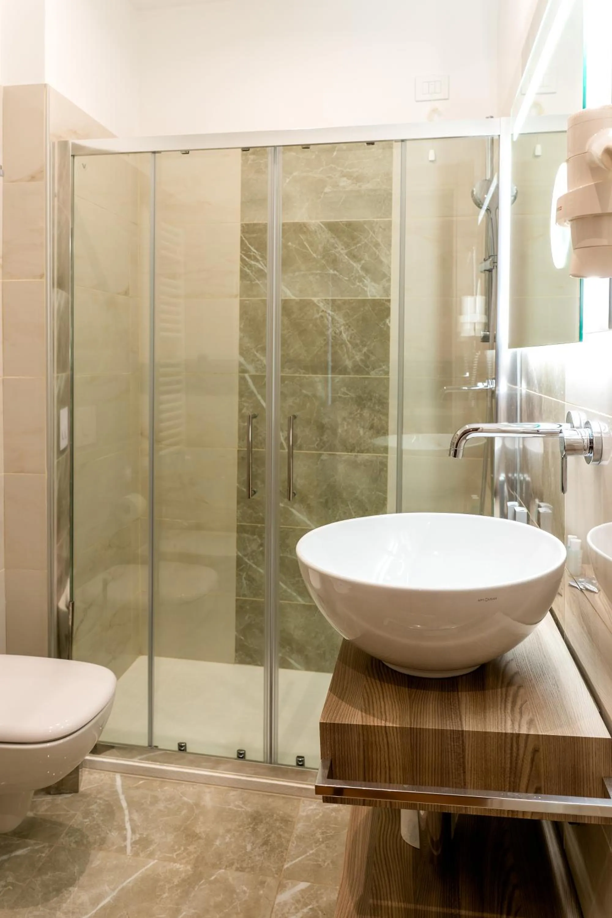 Shower in Hotel Victoria