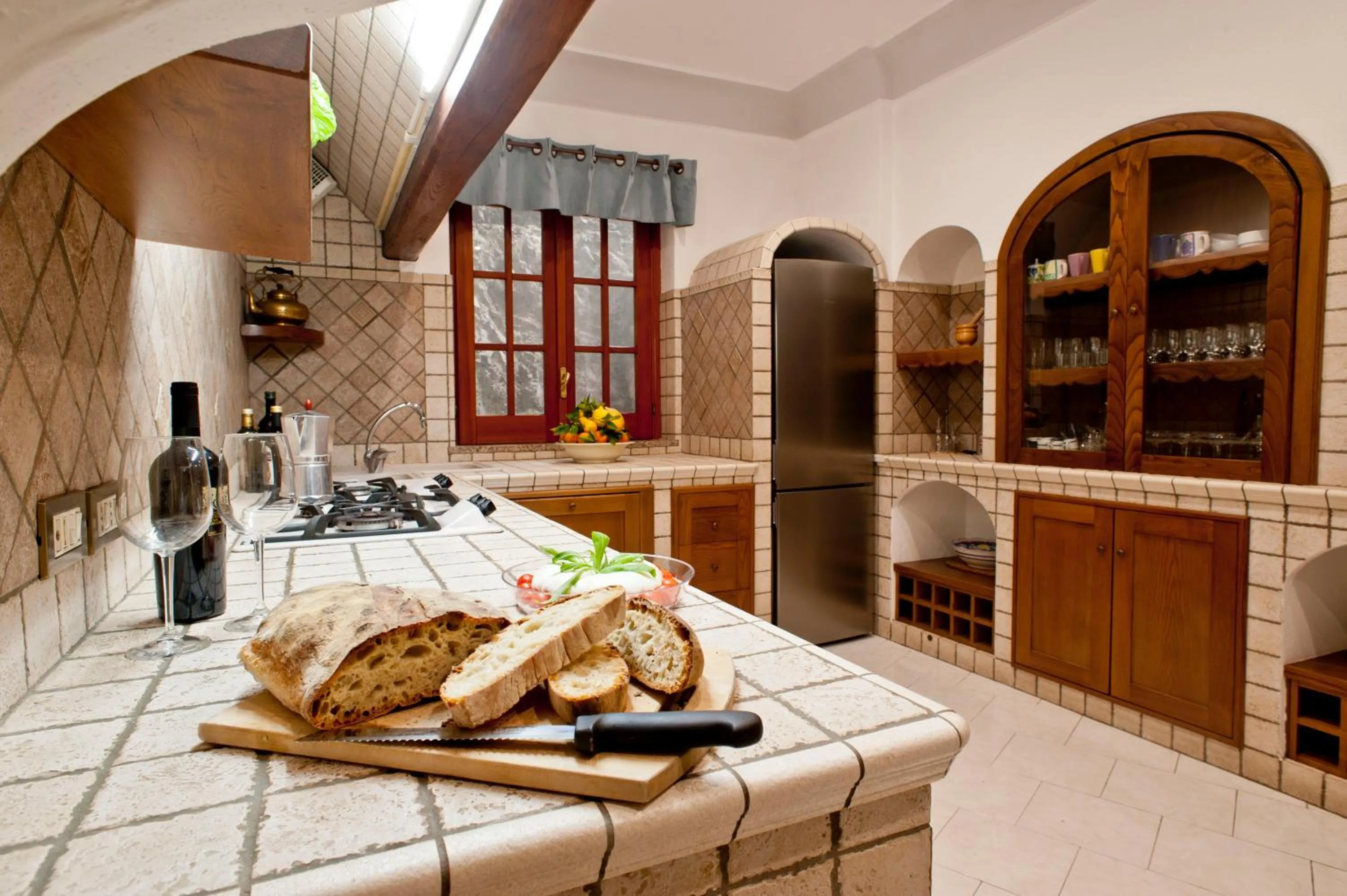 Kitchen or kitchenette in Villa La Roccia - Arienzo
