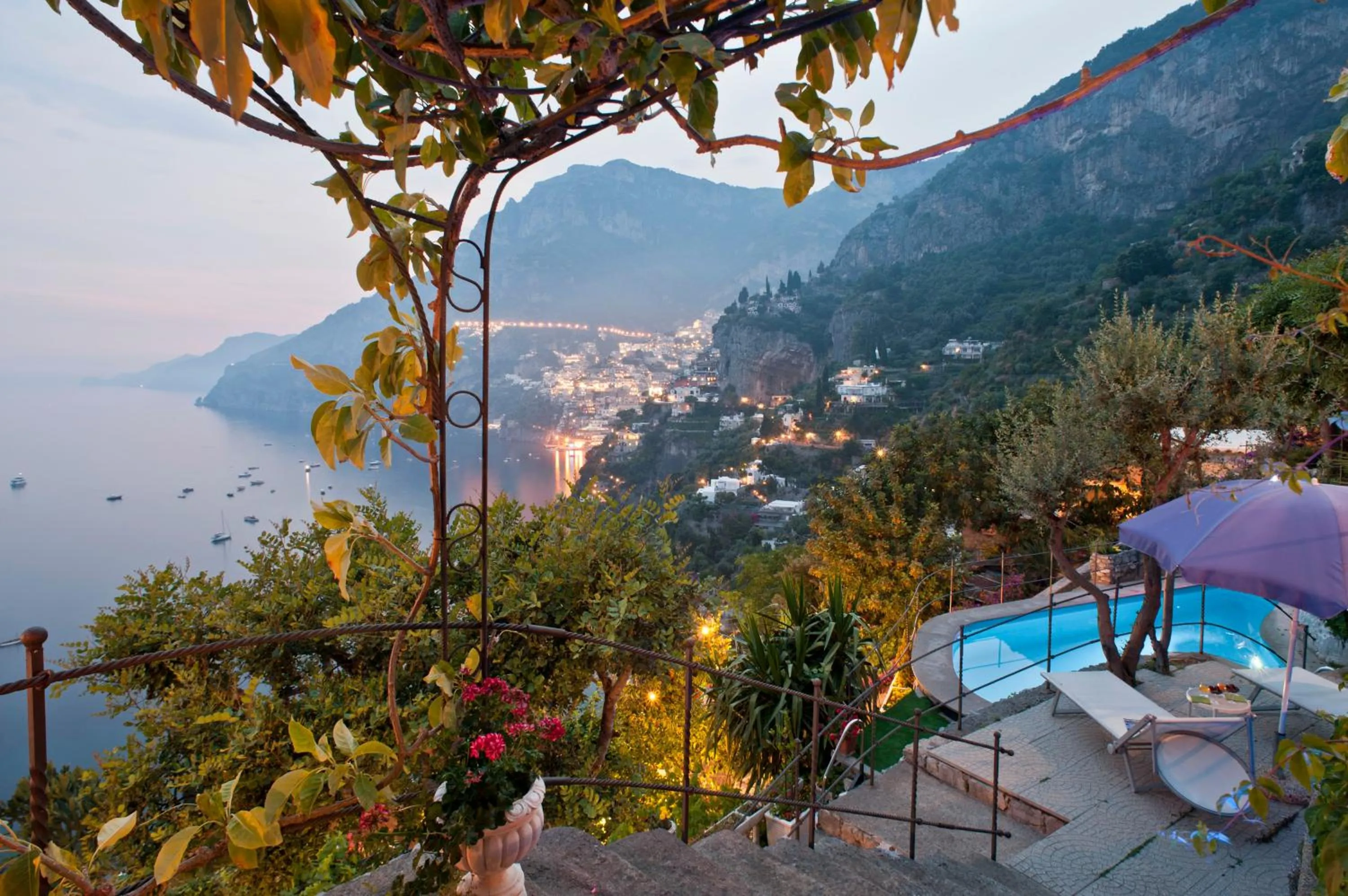 Solarium in Villa La Roccia - Arienzo