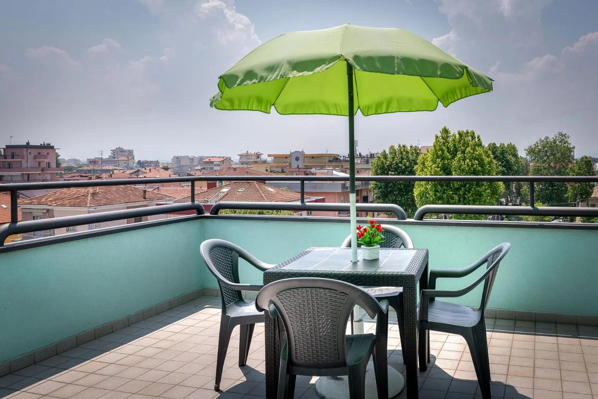 City view in Residence Acqua Suite Marina