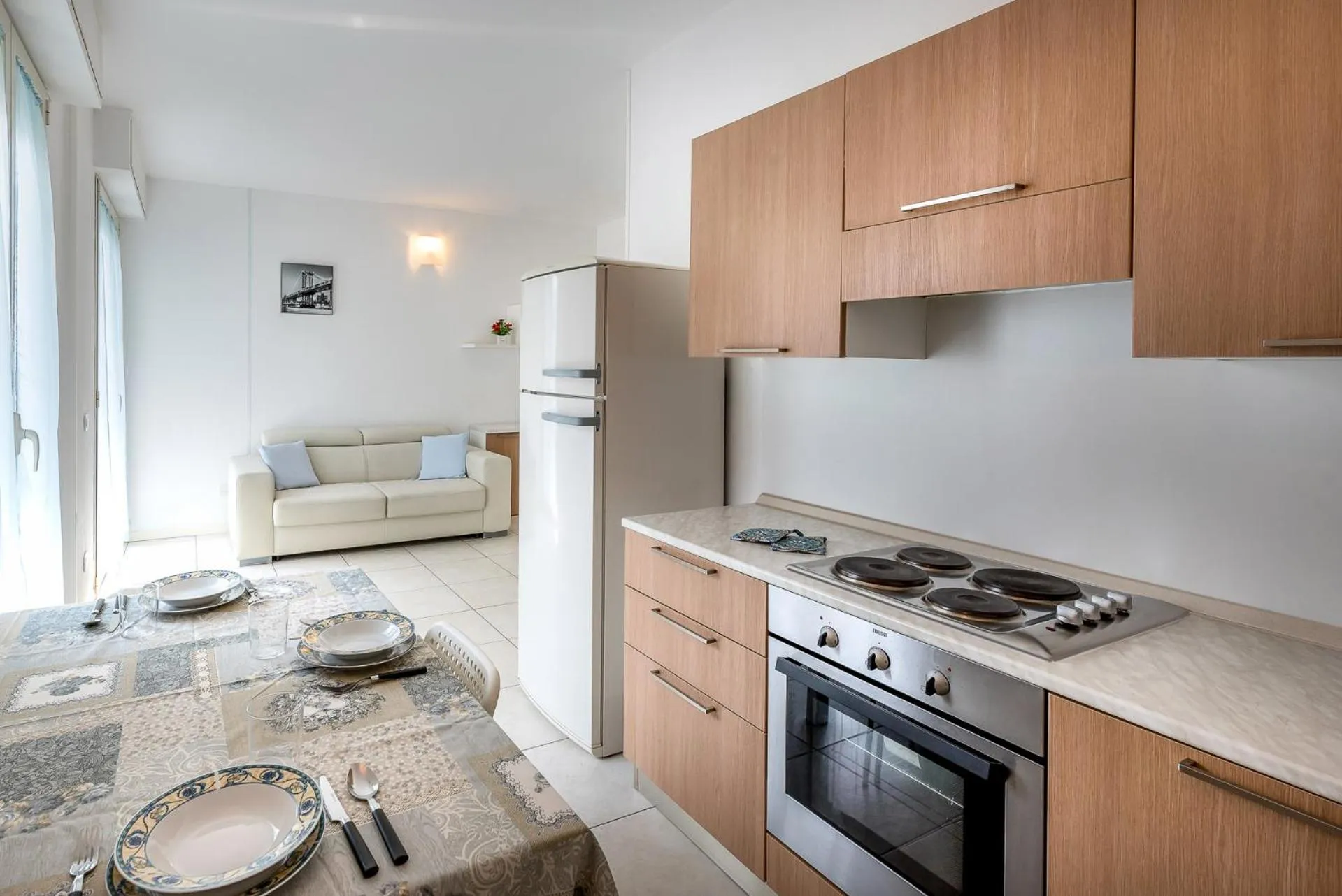 Kitchen or kitchenette in Residence Acqua Suite Marina