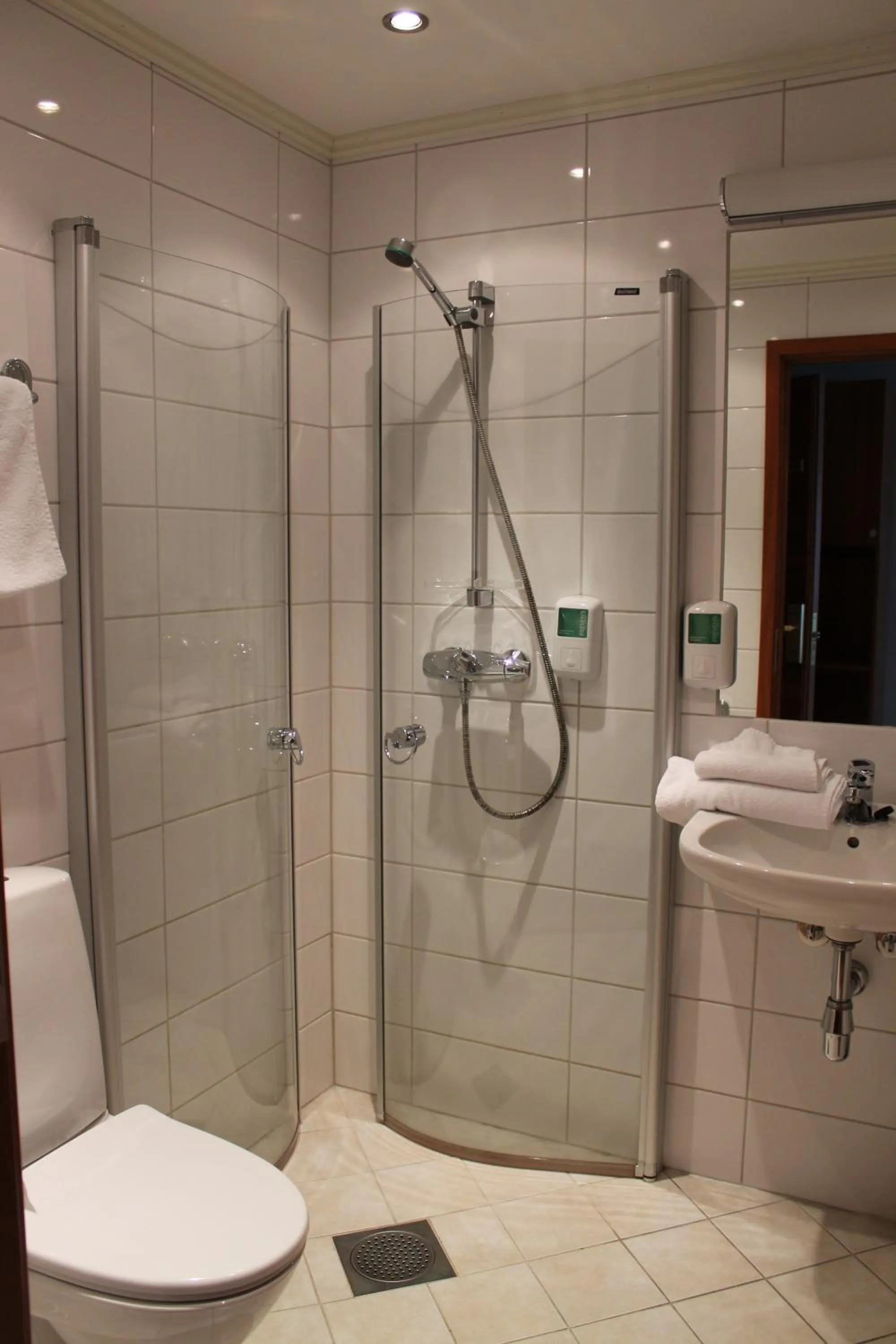 Shower in Alver Hotel