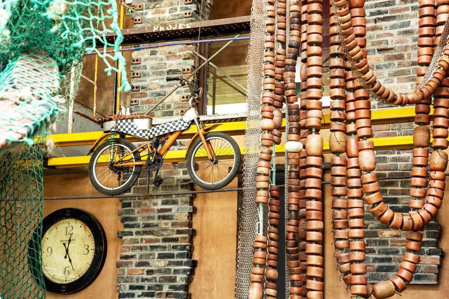 Decorative detail in Noah Surf House Portugal