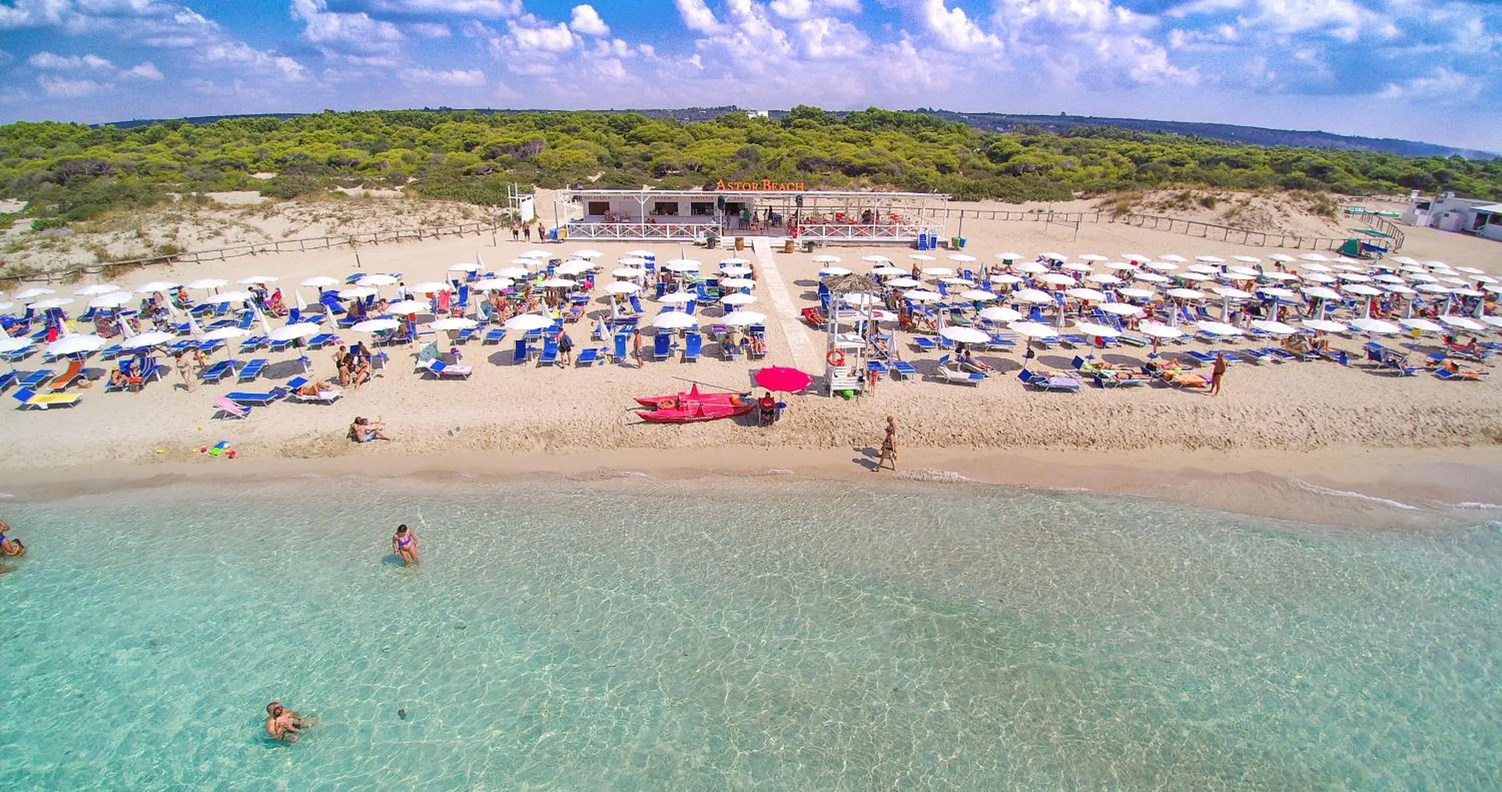 Beach in Hotel Club Astor