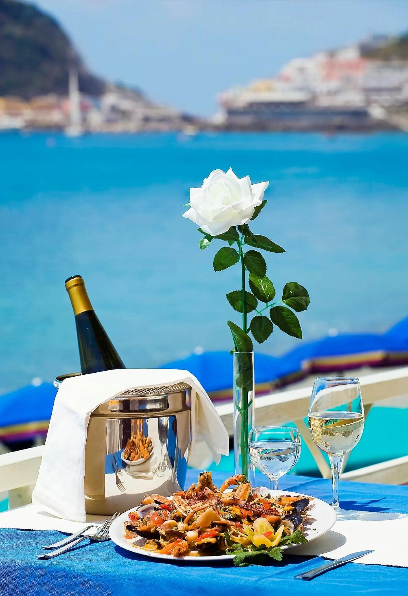 Lunch in Hotel Vittorio Beach Resort