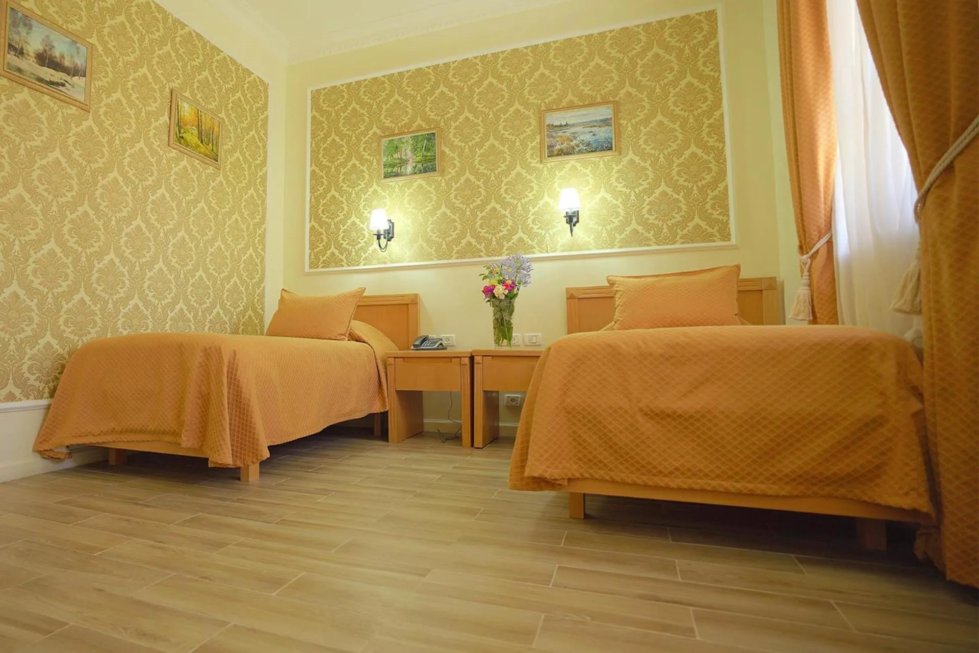 Bed in Sergei Palace Hotel