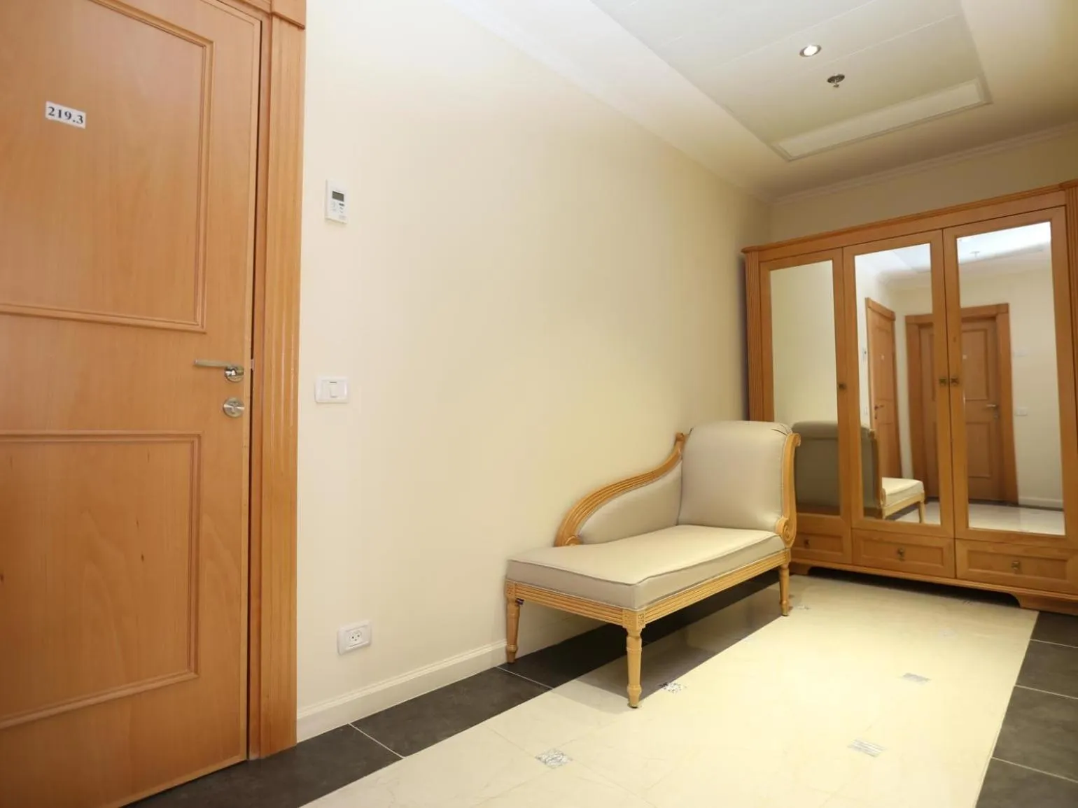 Seating area in Sergei Palace Hotel