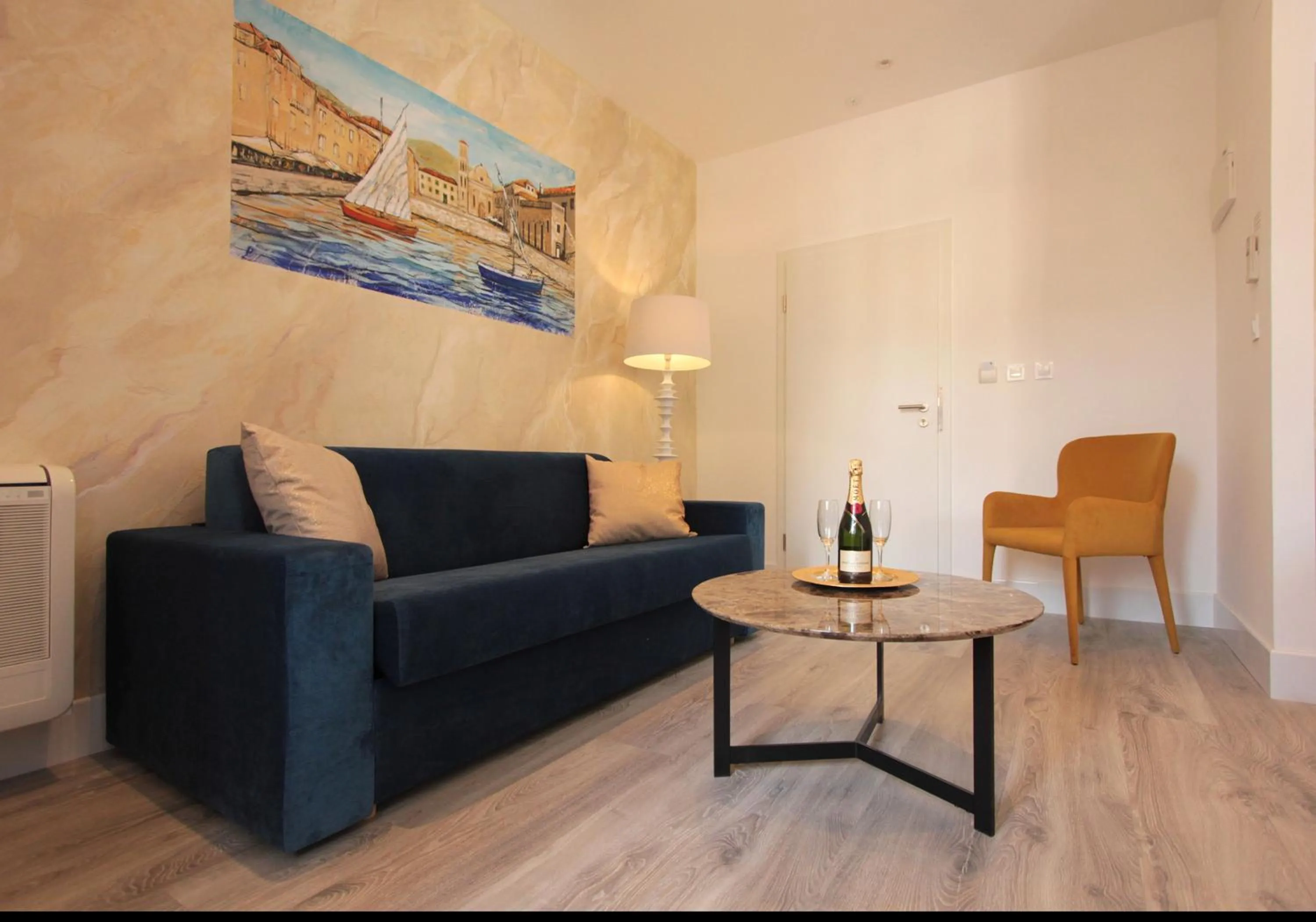 Seating area in Well Of Life Luxury Rooms