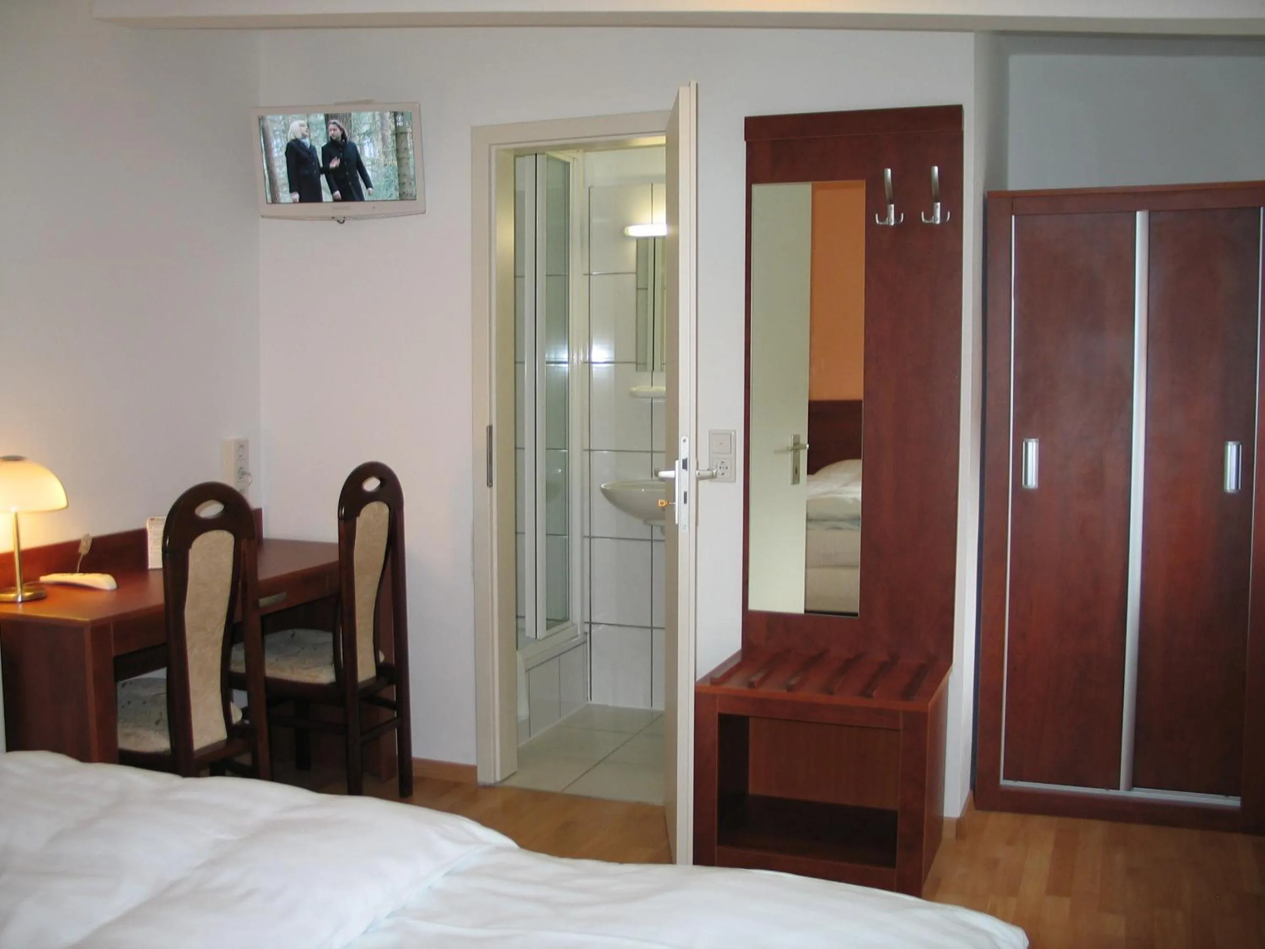 Decorative detail, Bed in Hotel Restaurant zur Post