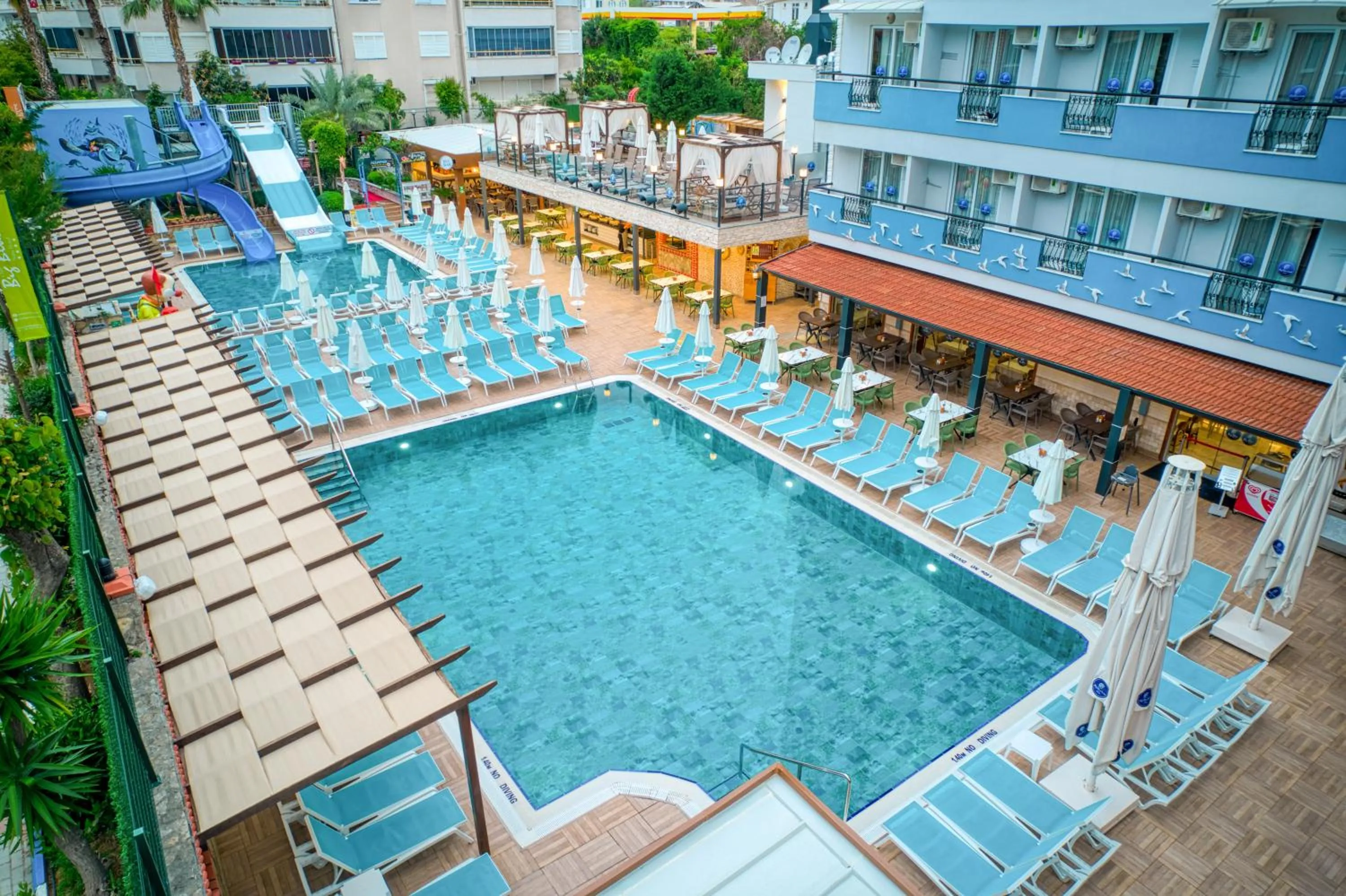 Pool view in Club Big Blue Suit Hotel - All Inclusive Plus