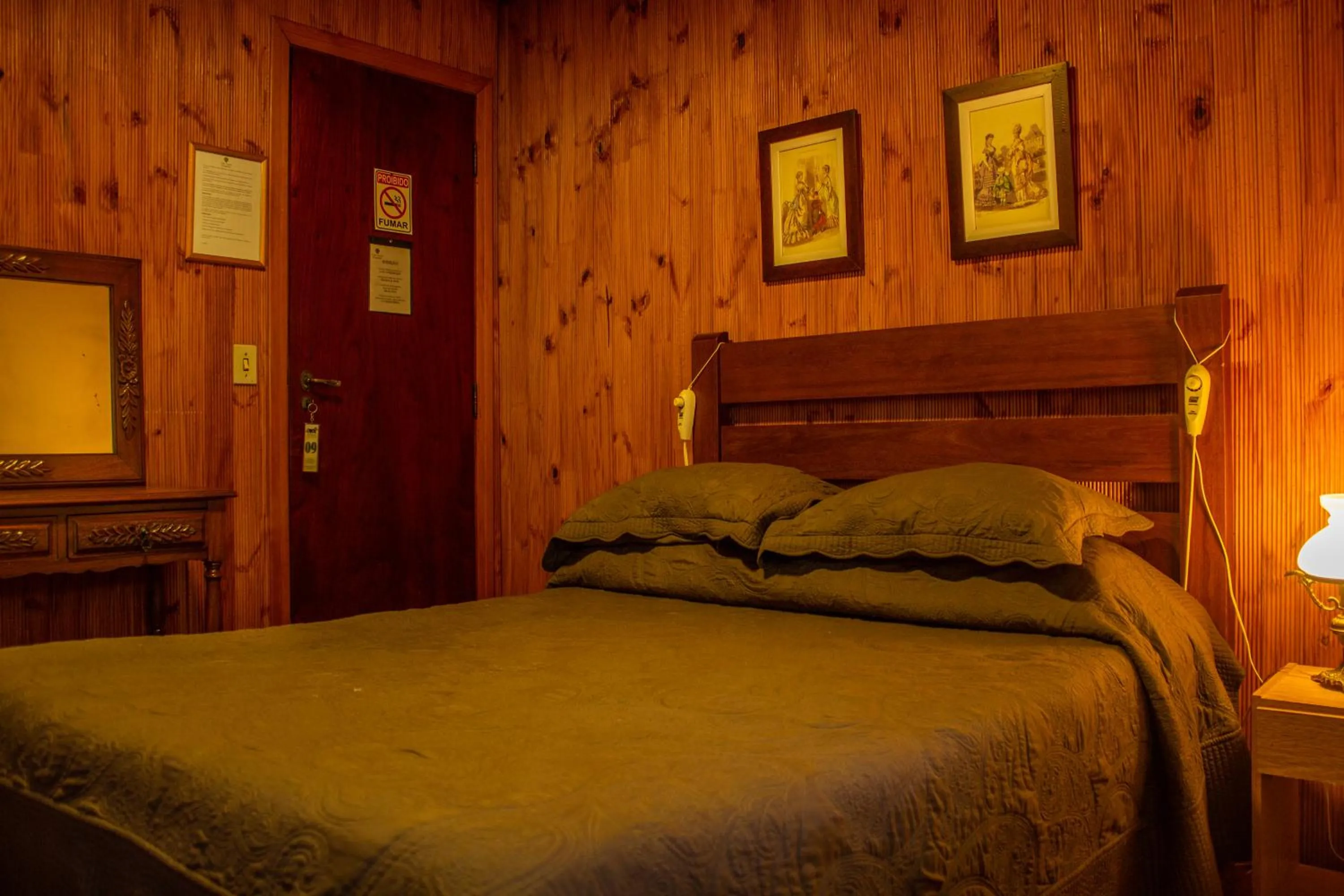 Bed in Pousada Vale Verde