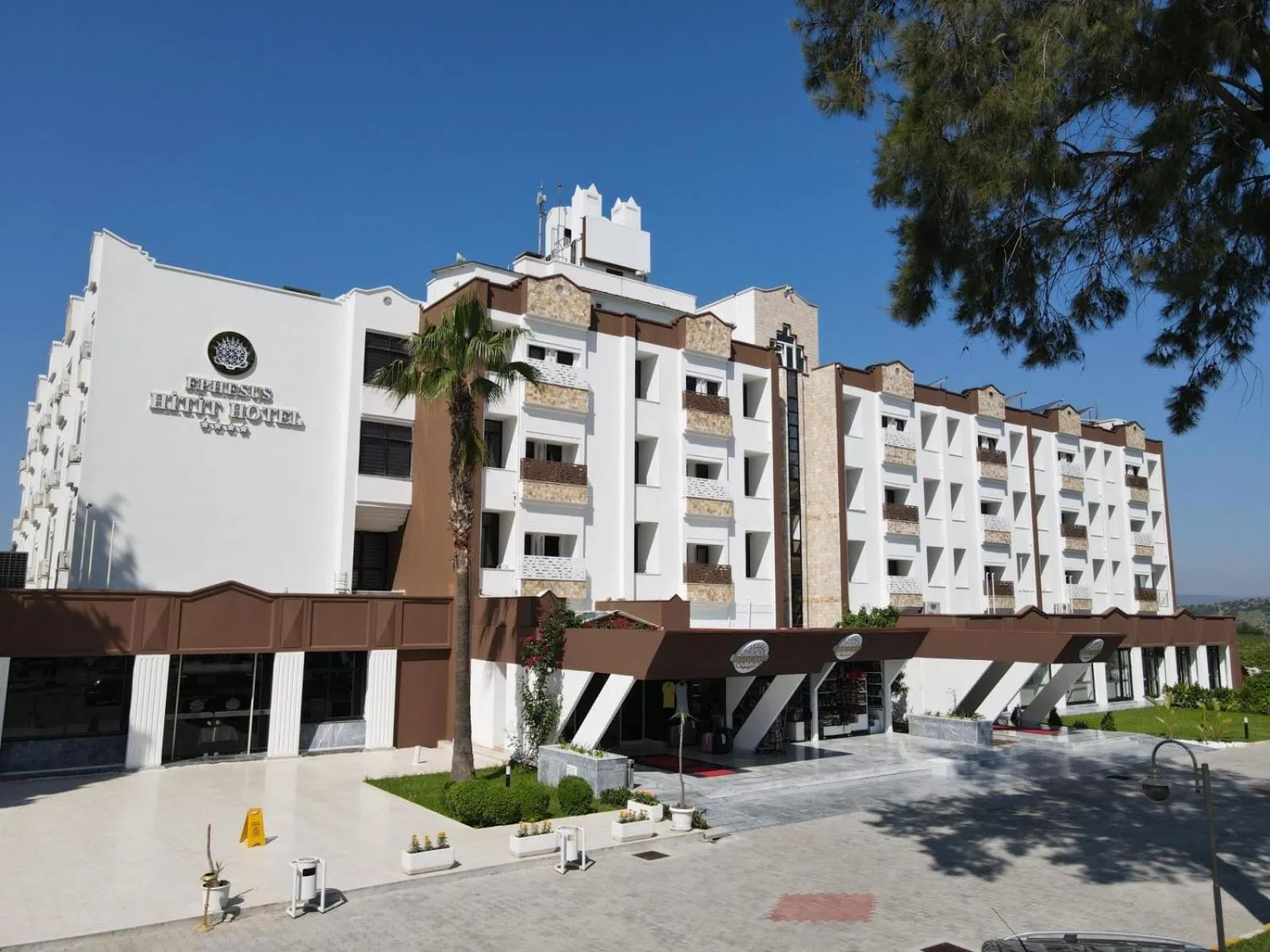 Property building in Ephesus Hitit Hotel restaurant