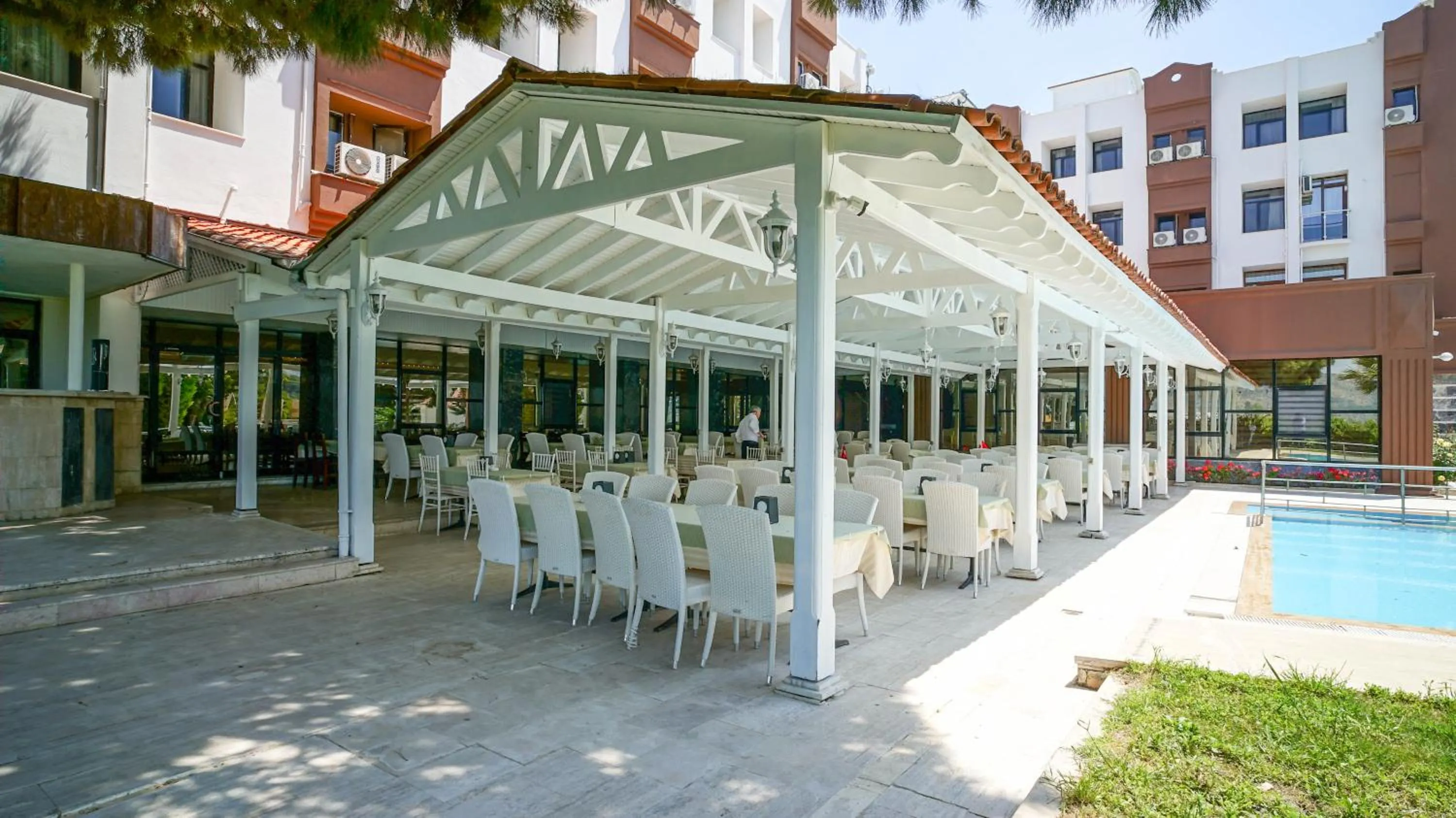 Balcony/Terrace in Ephesus Hitit Hotel restaurant