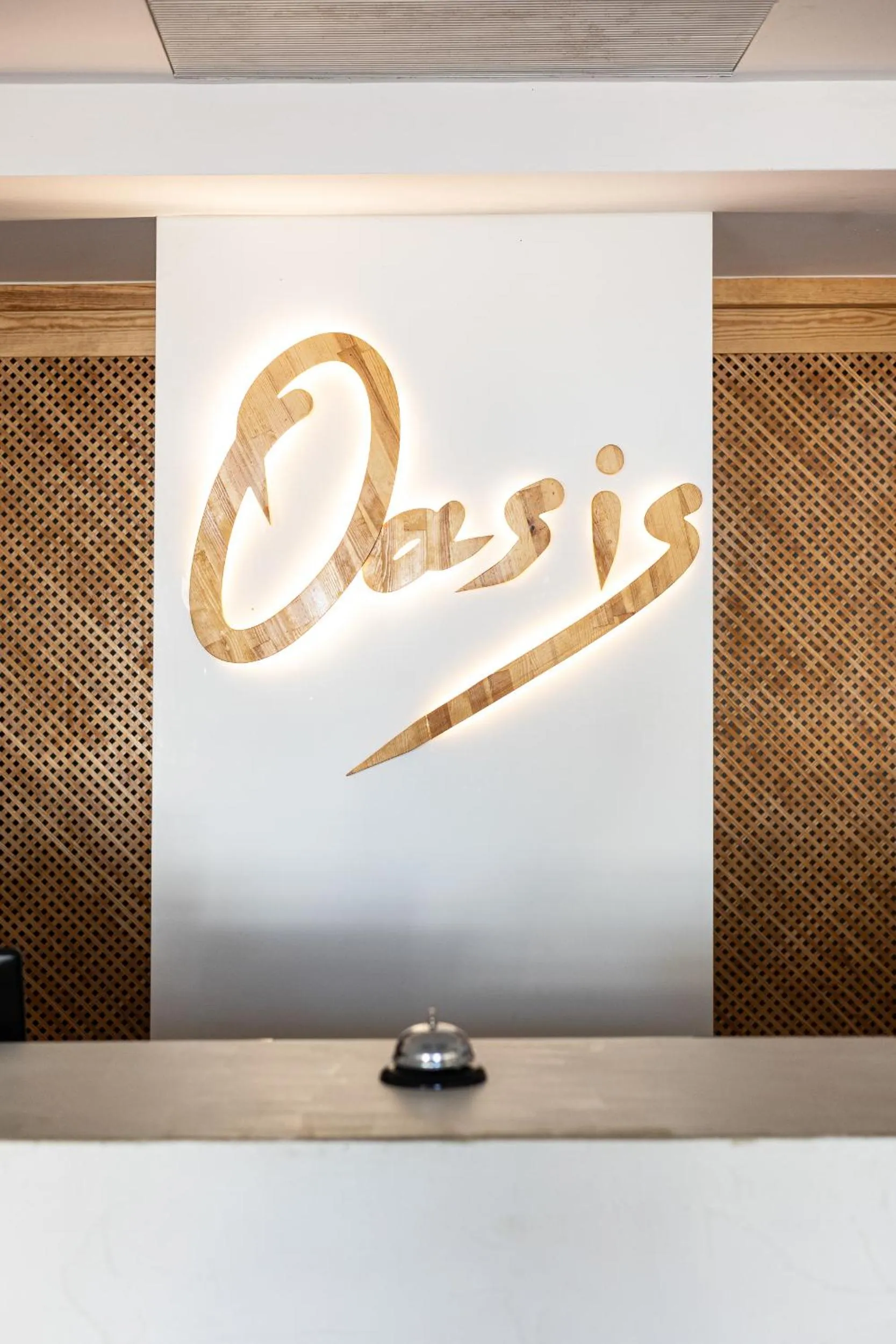 Property logo or sign in Oasis Beach Hotel