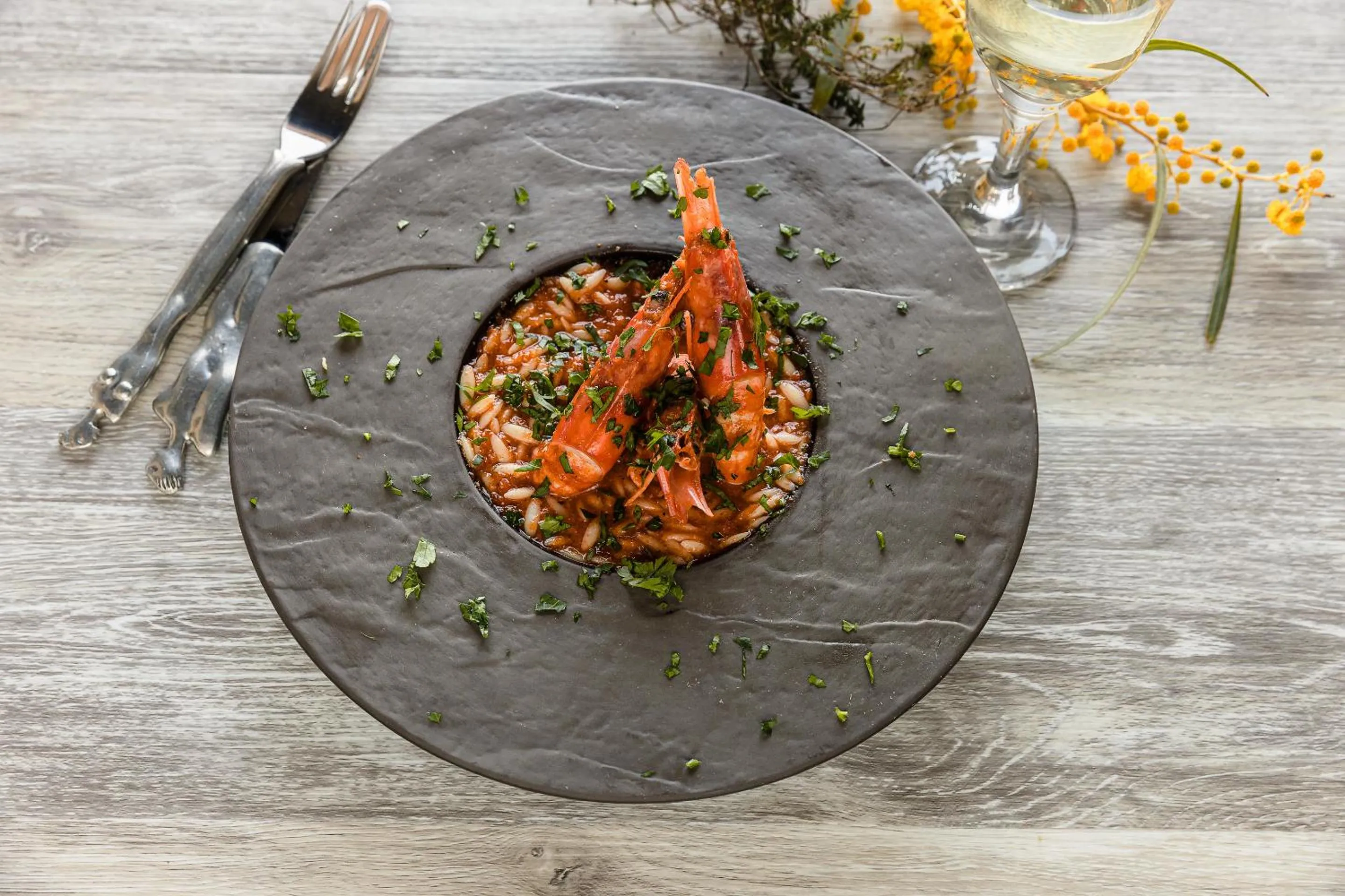 Food and drinks in Oasis Beach Hotel