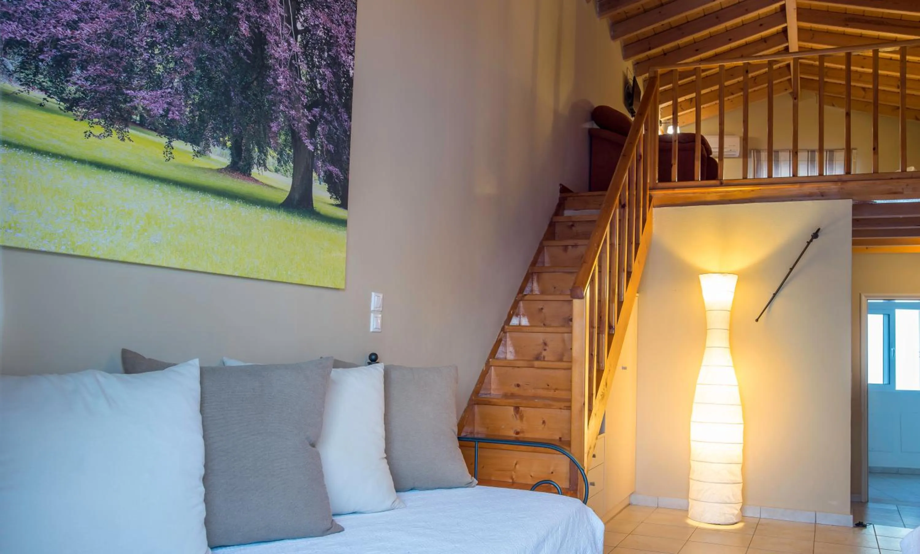 Bed in Oasis Beach Hotel