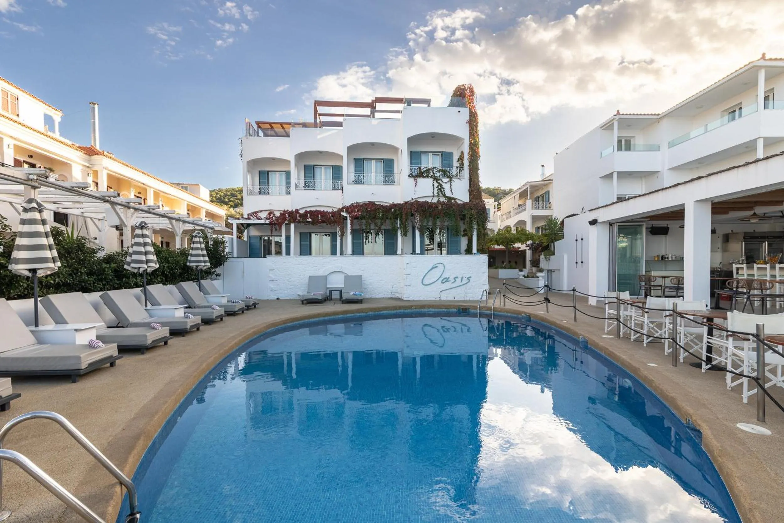 Property building in Oasis Beach Hotel