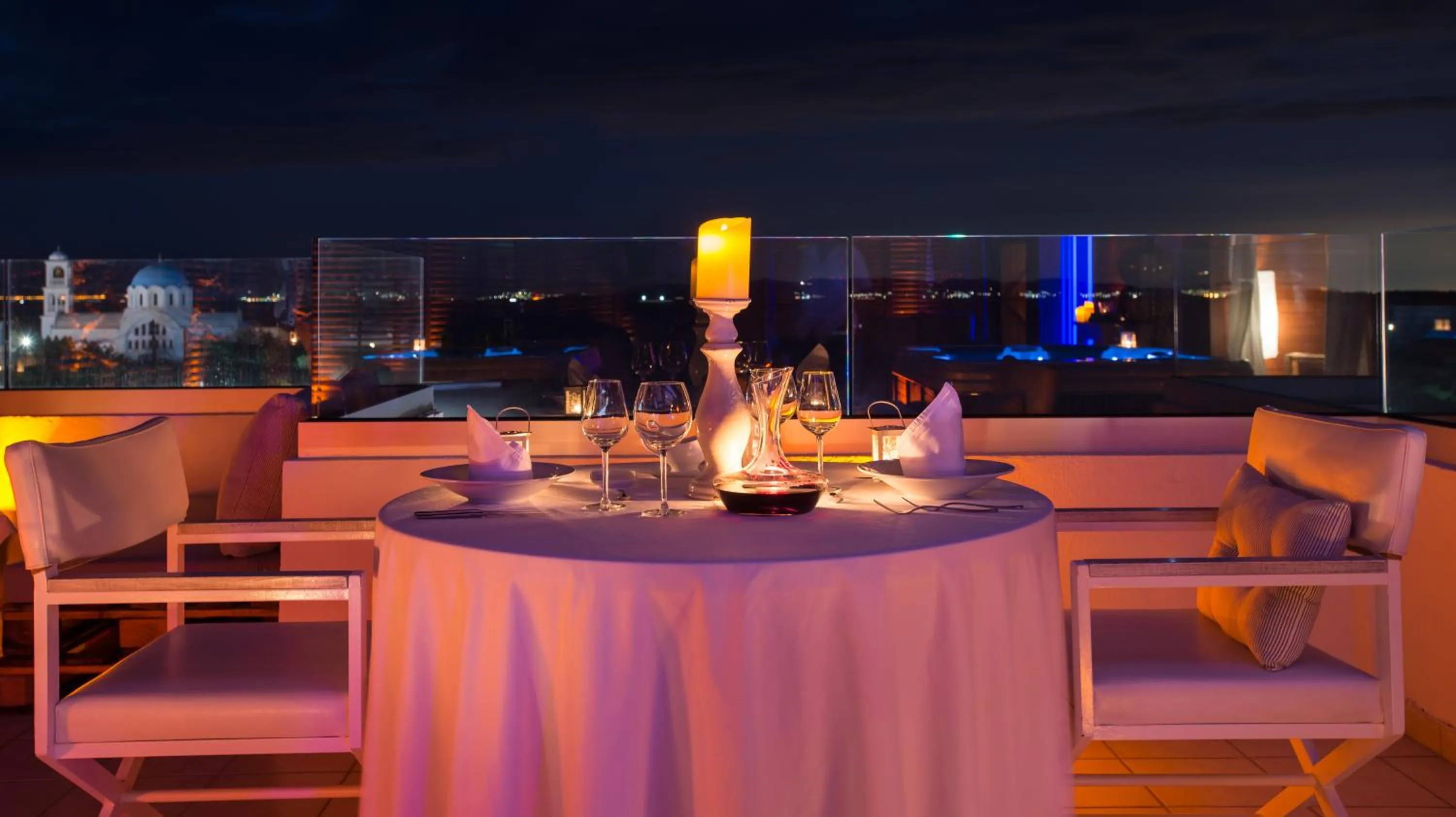 Night in Oasis Beach Hotel