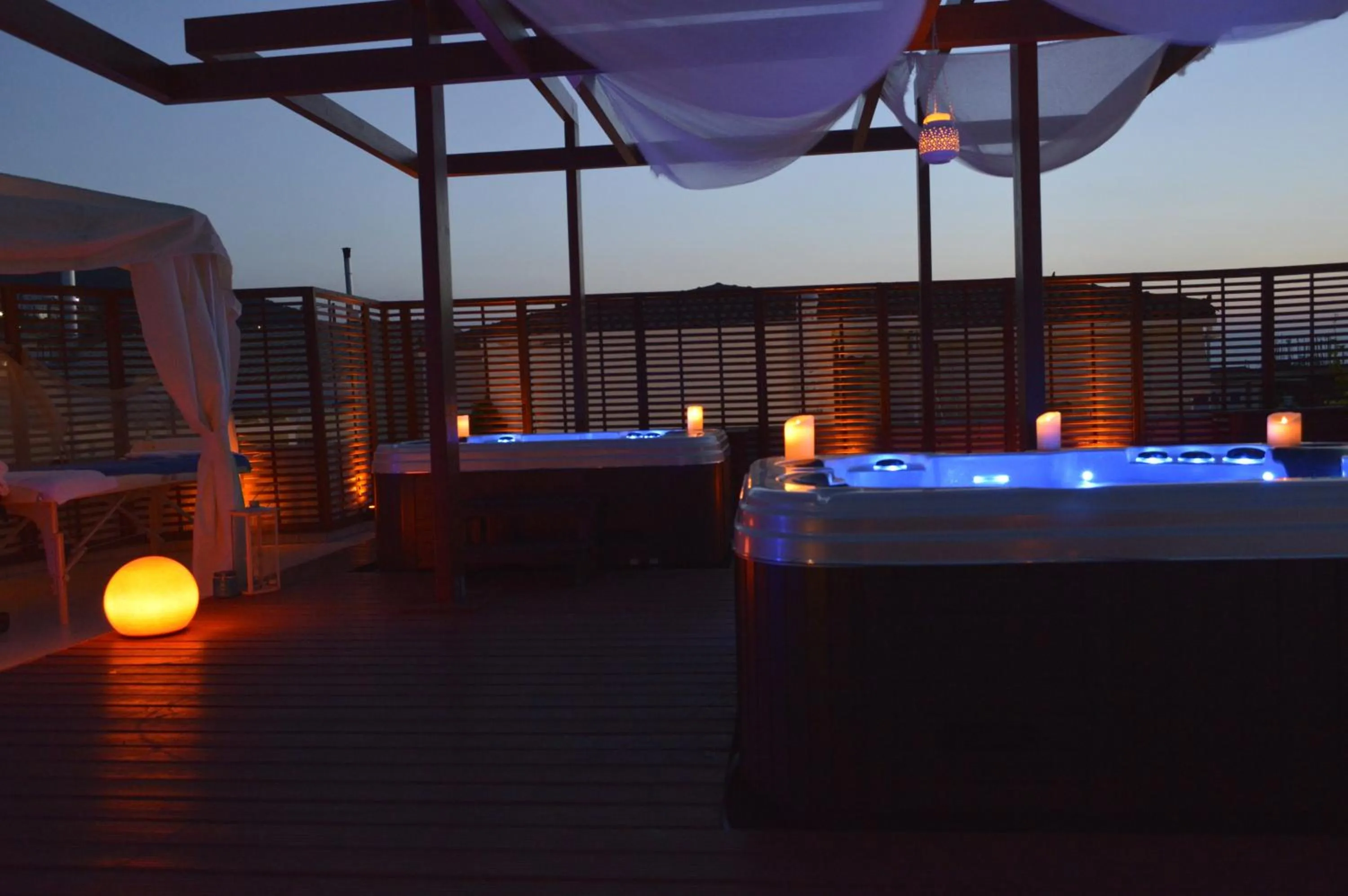 Night in Oasis Beach Hotel