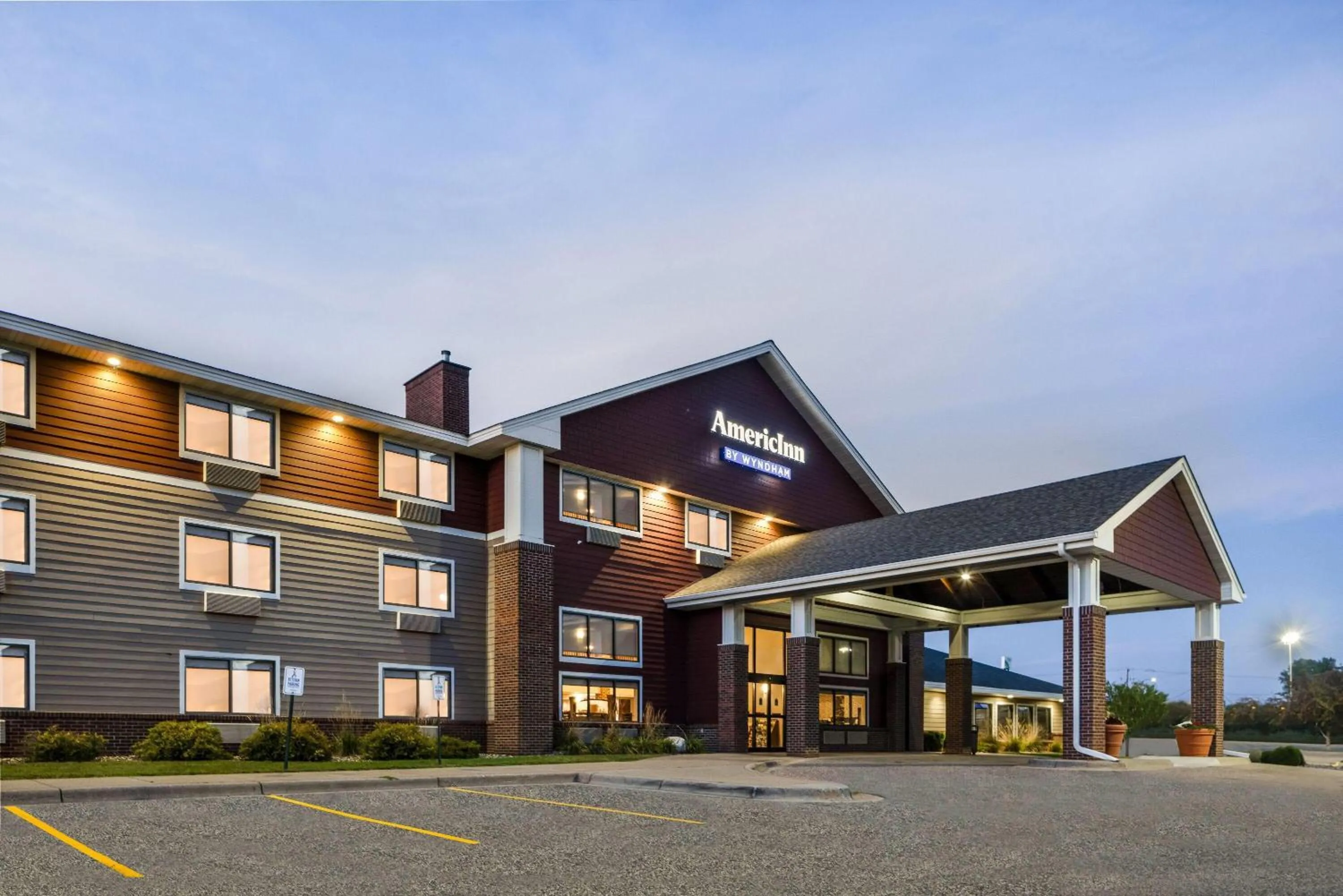 Property building in AmericInn by Wyndham Mounds View Minneapolis
