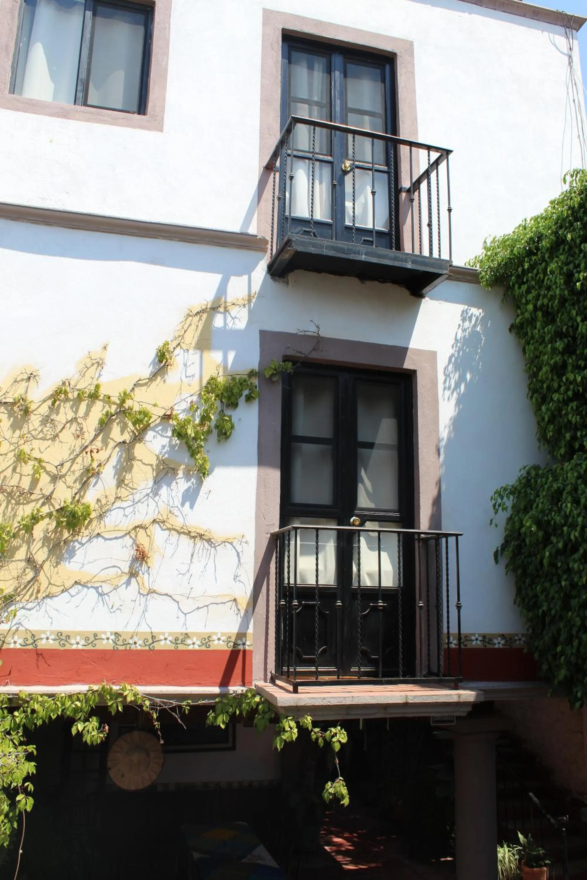Patio in Hotel Posada Chamacuero