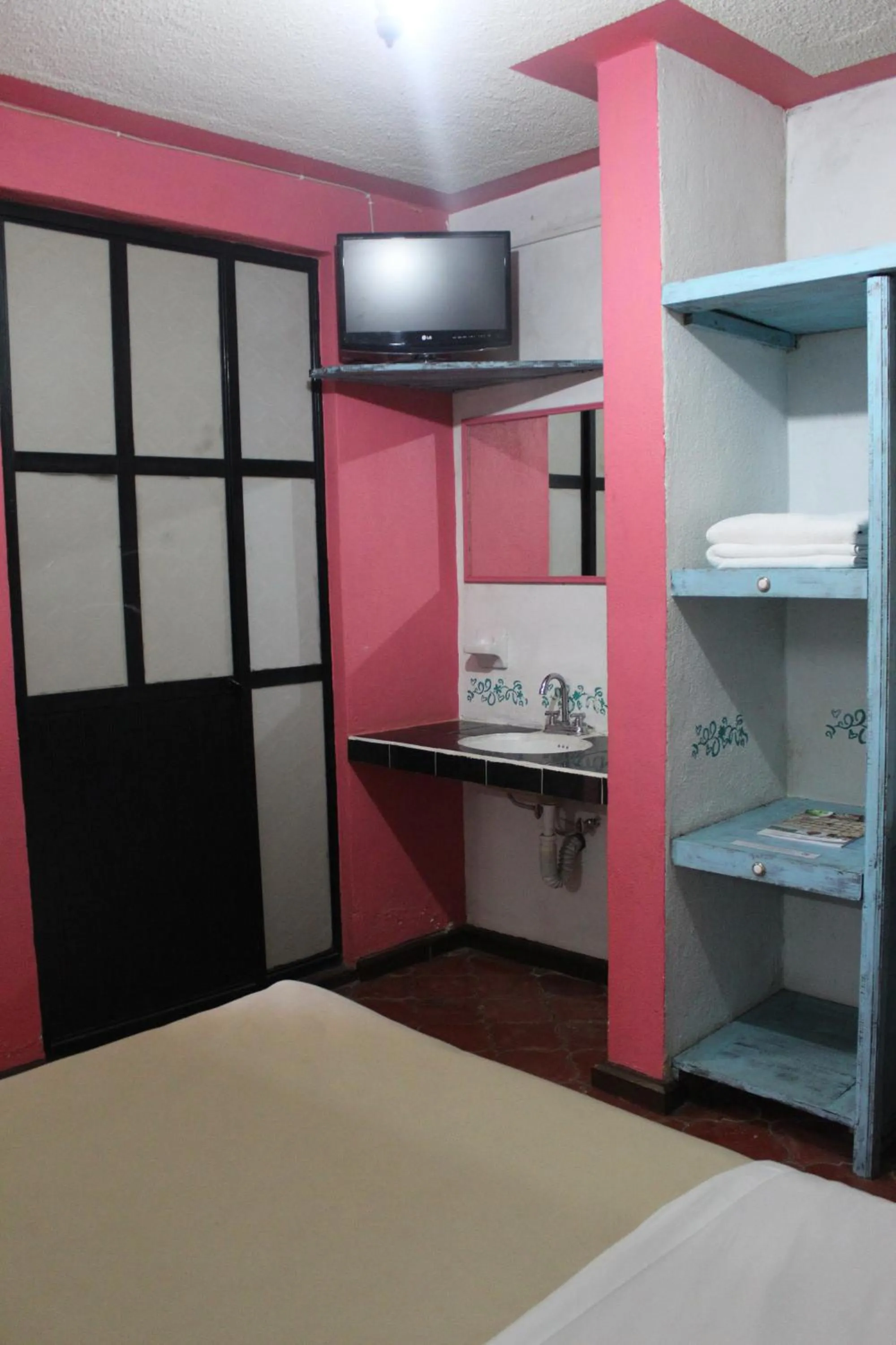 Bed in Hotel Posada Chamacuero