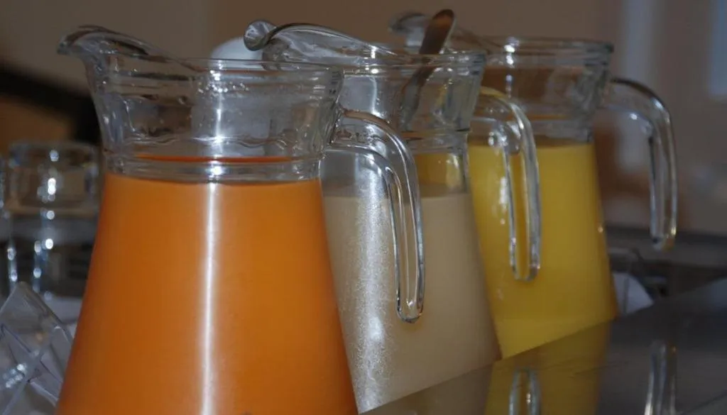 Non alcoholic drinks in Hotel Hamann