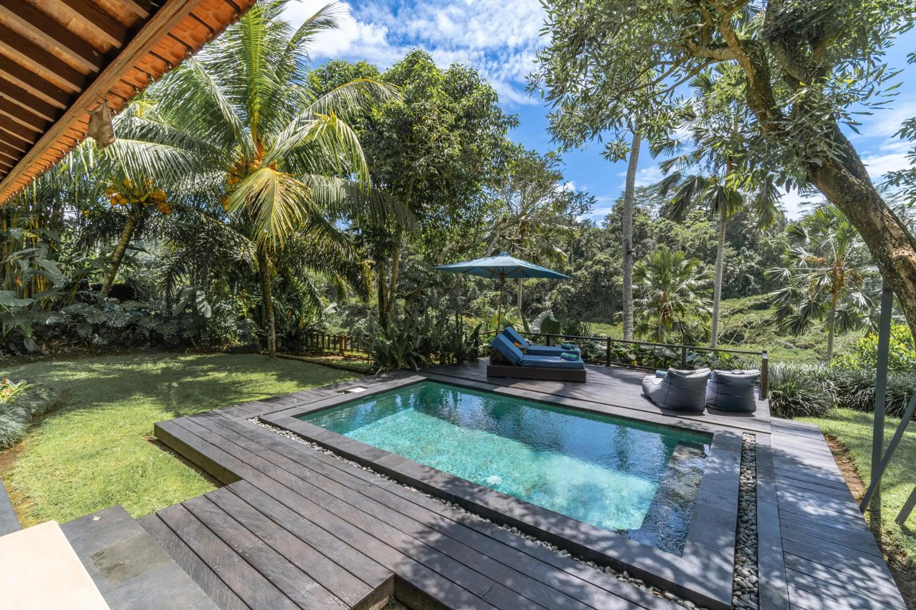 Pool view in Ubud Valley Boutique Resort