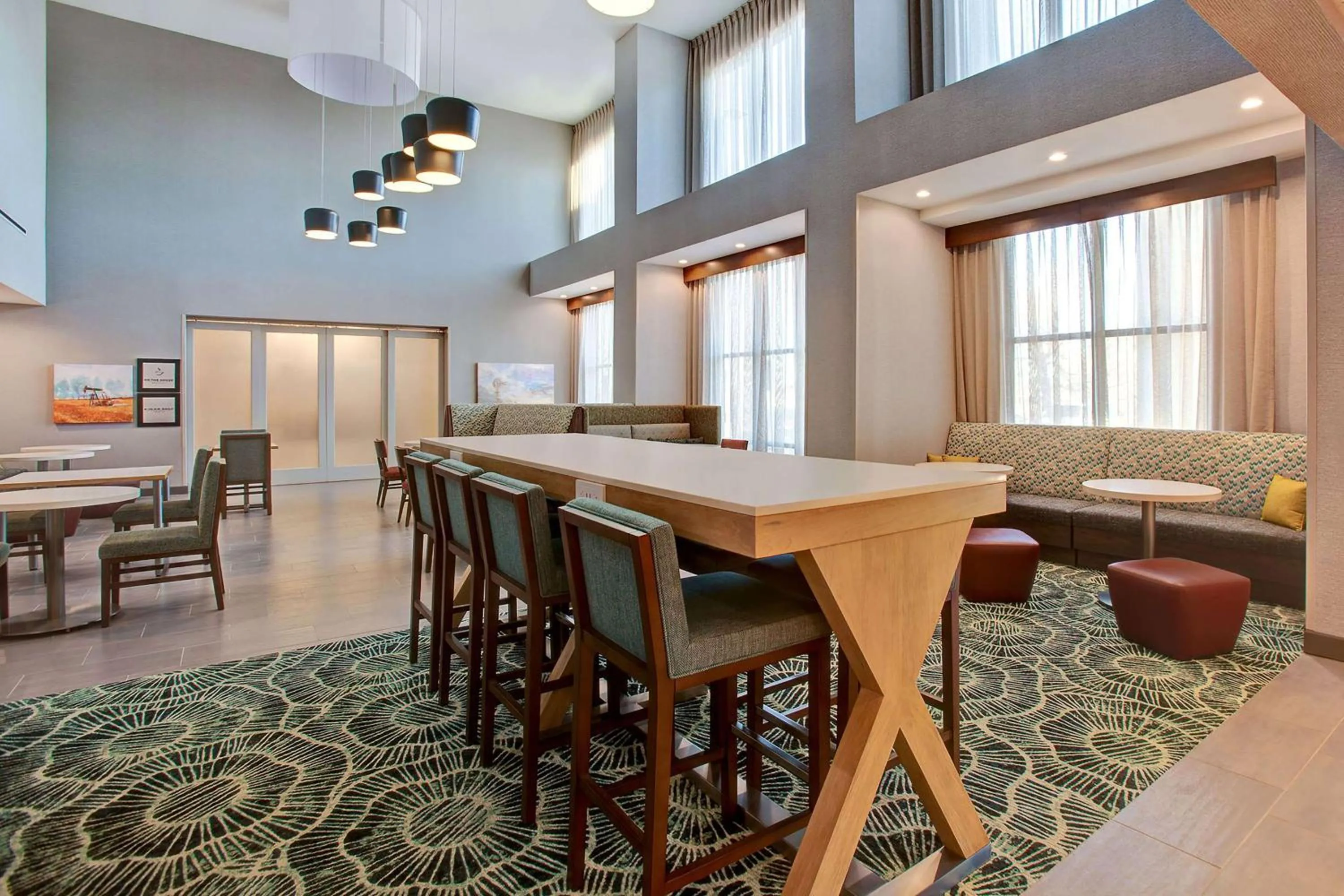 Lobby or reception in Hampton Inn & Suites Borger