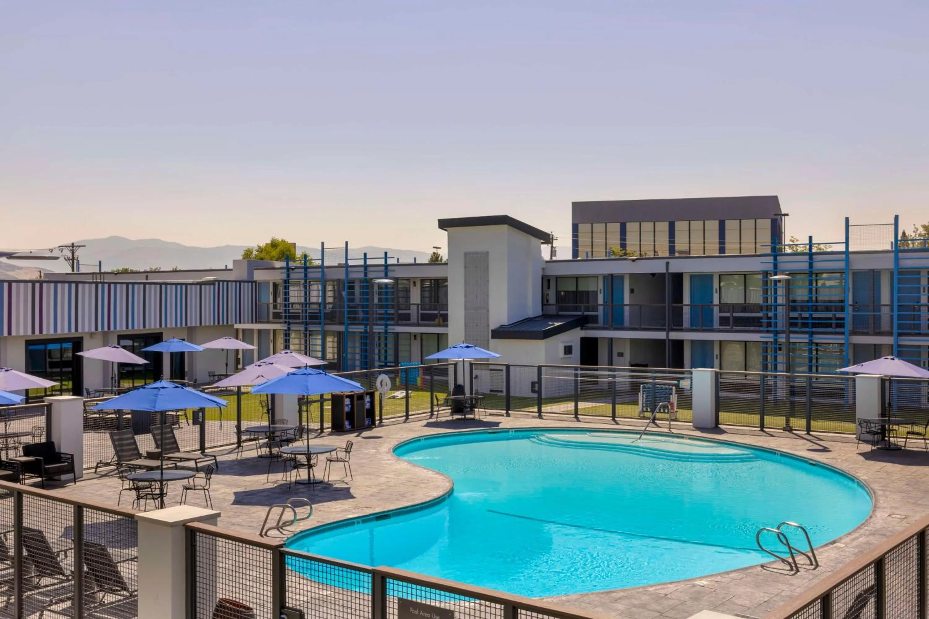 Pool view in Aiden by Best Western South Reno