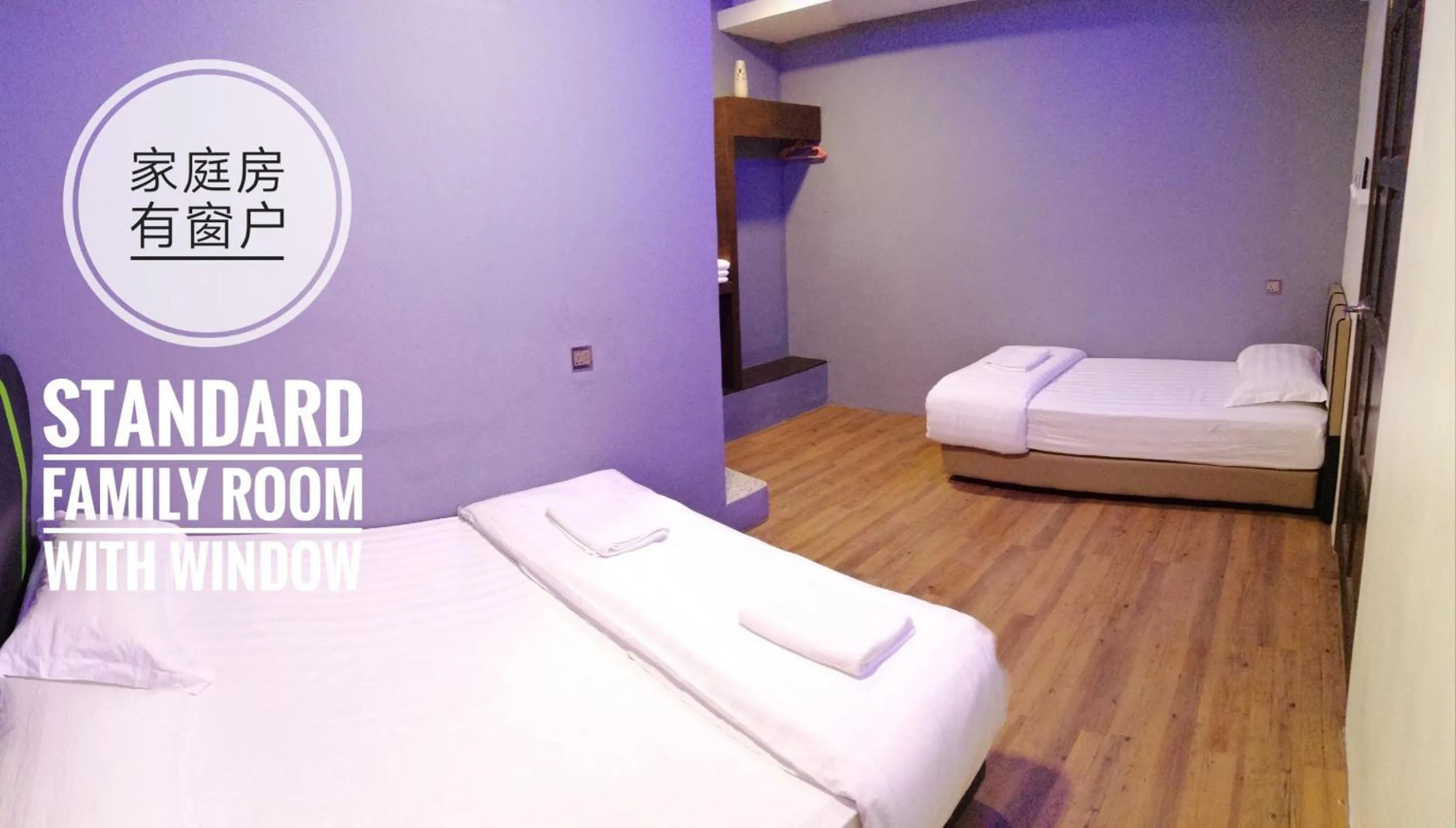 Photo of the whole room, Bed in Cow B Homestay Semporna