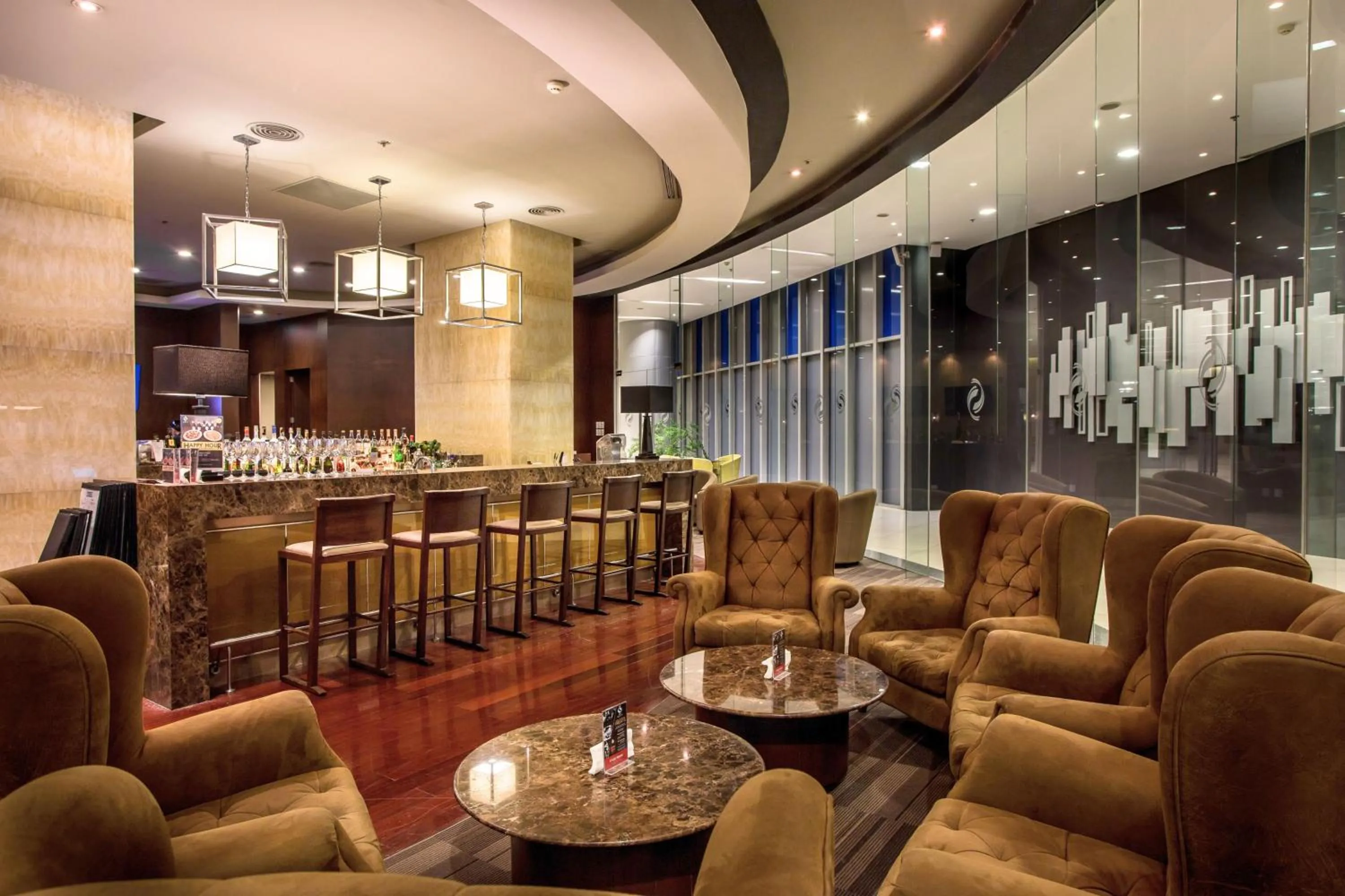Lounge or bar in The Alpha Suites