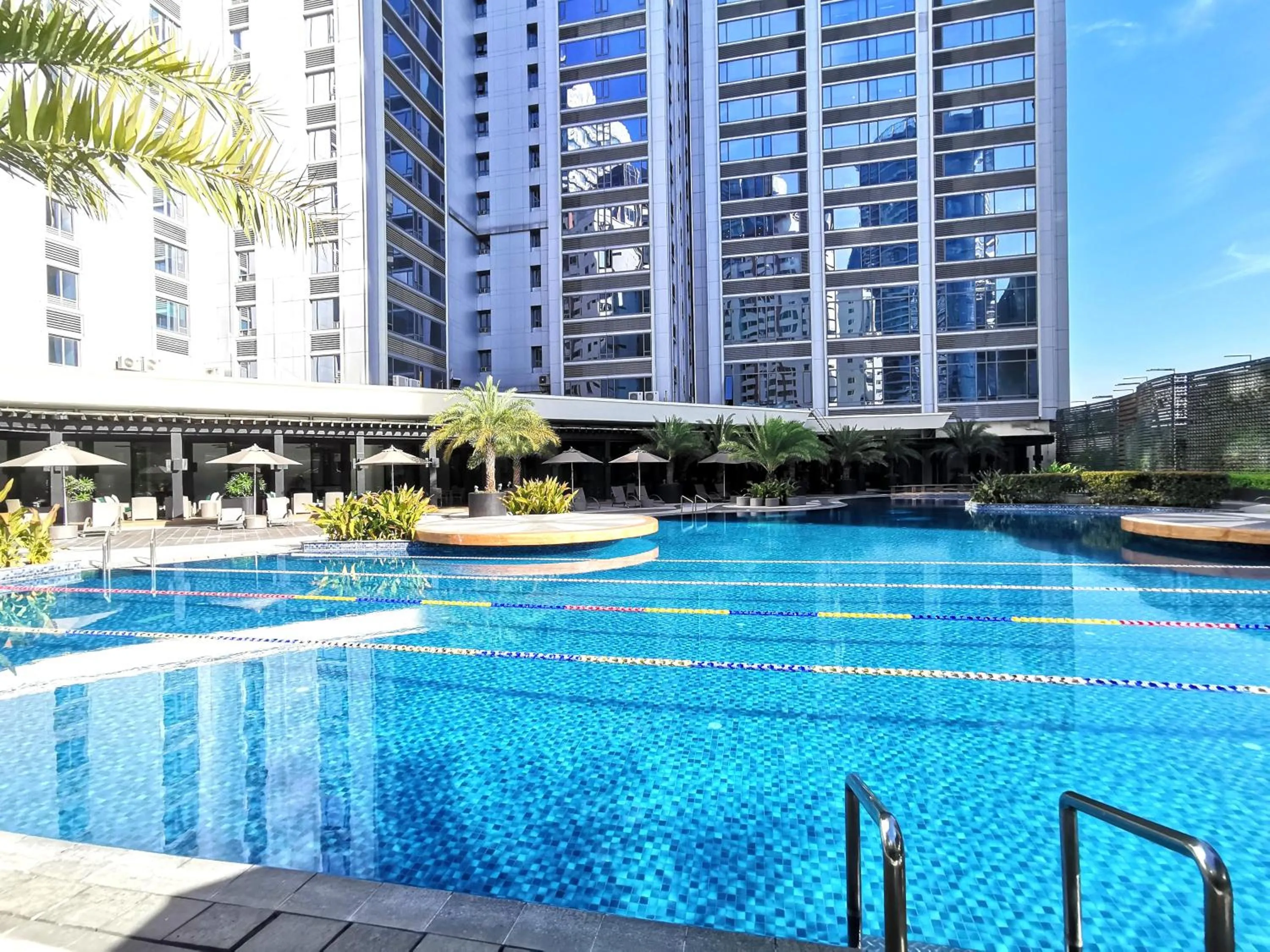 Swimming pool in The Alpha Suites