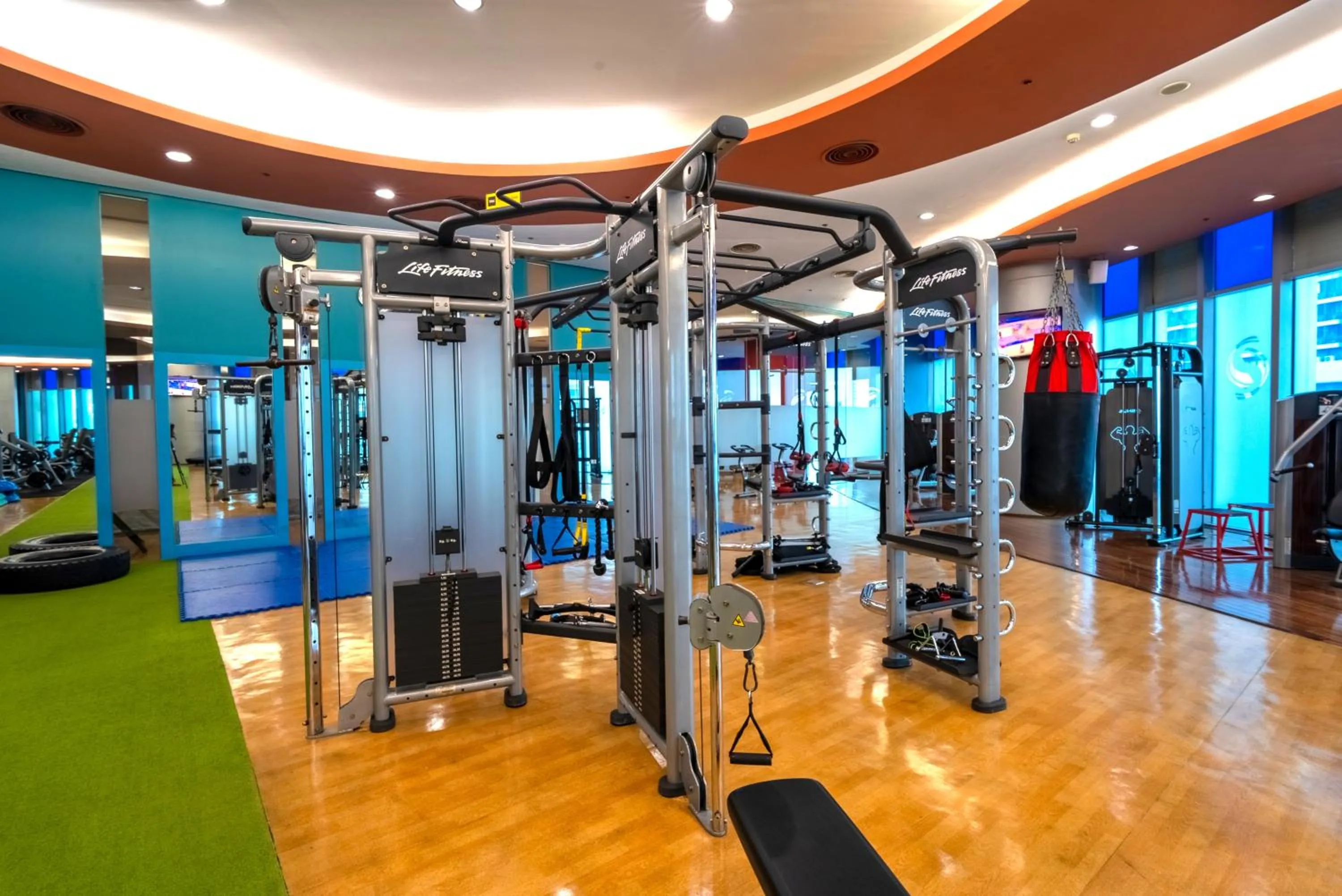 Fitness centre/facilities in The Alpha Suites