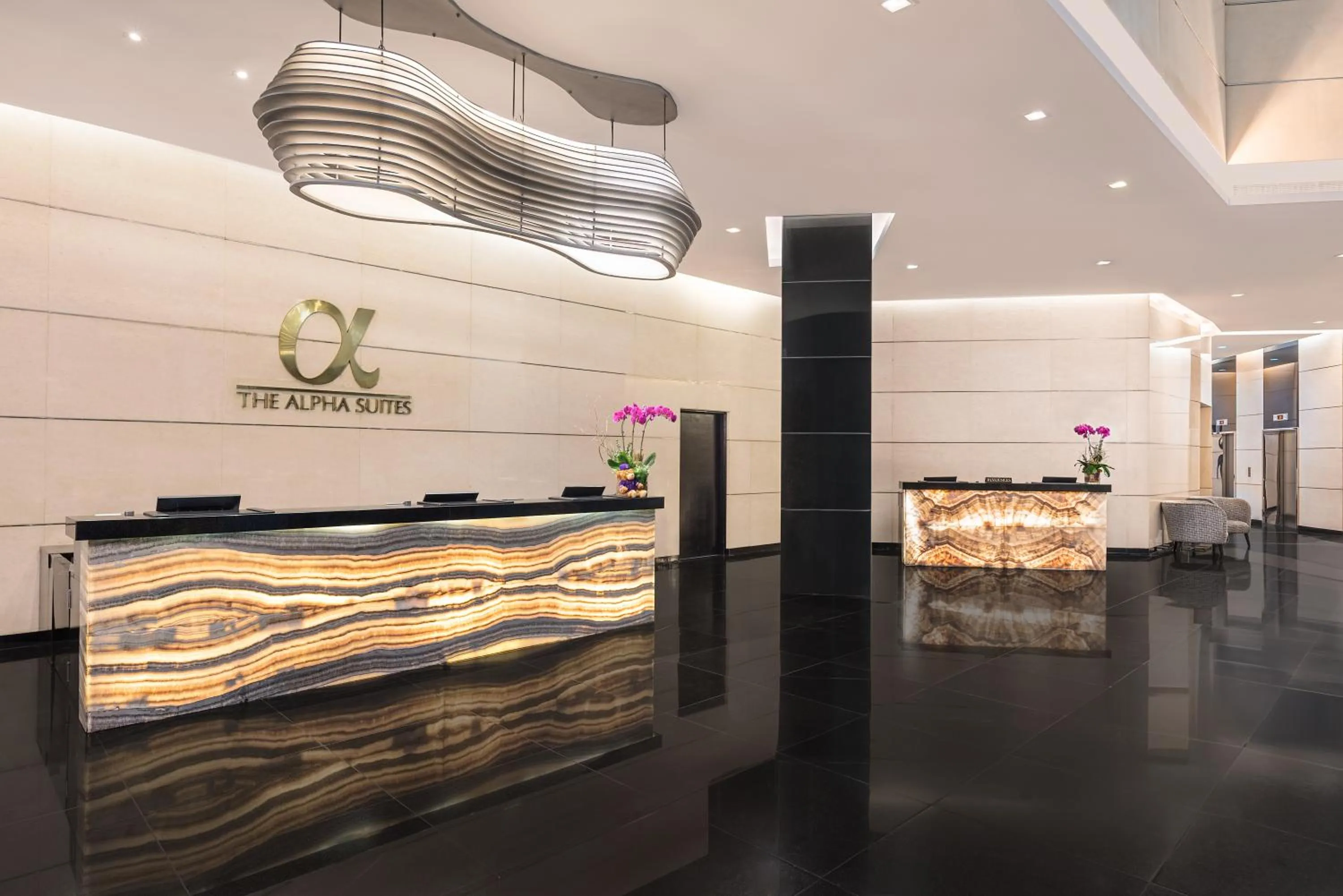 Lobby or reception in The Alpha Suites