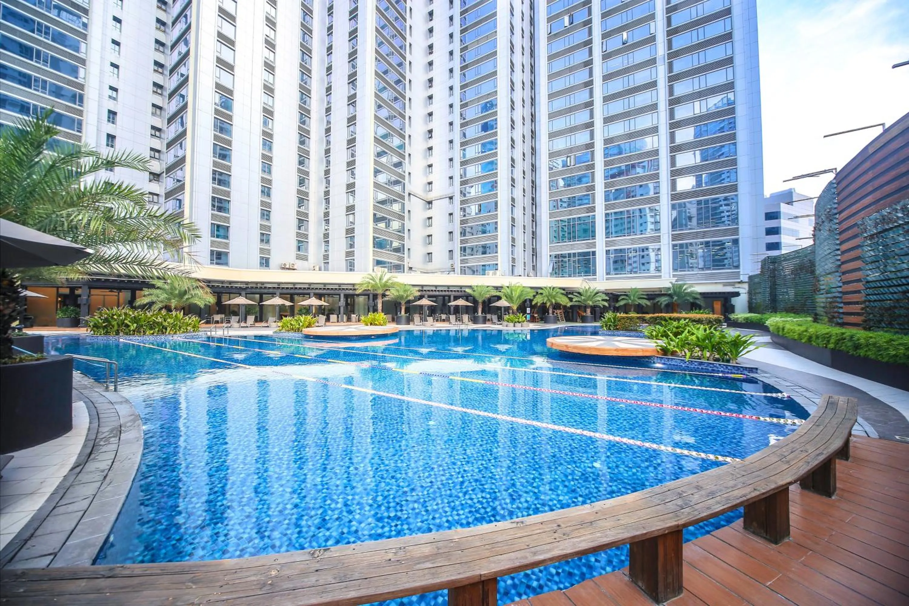Swimming pool in The Alpha Suites