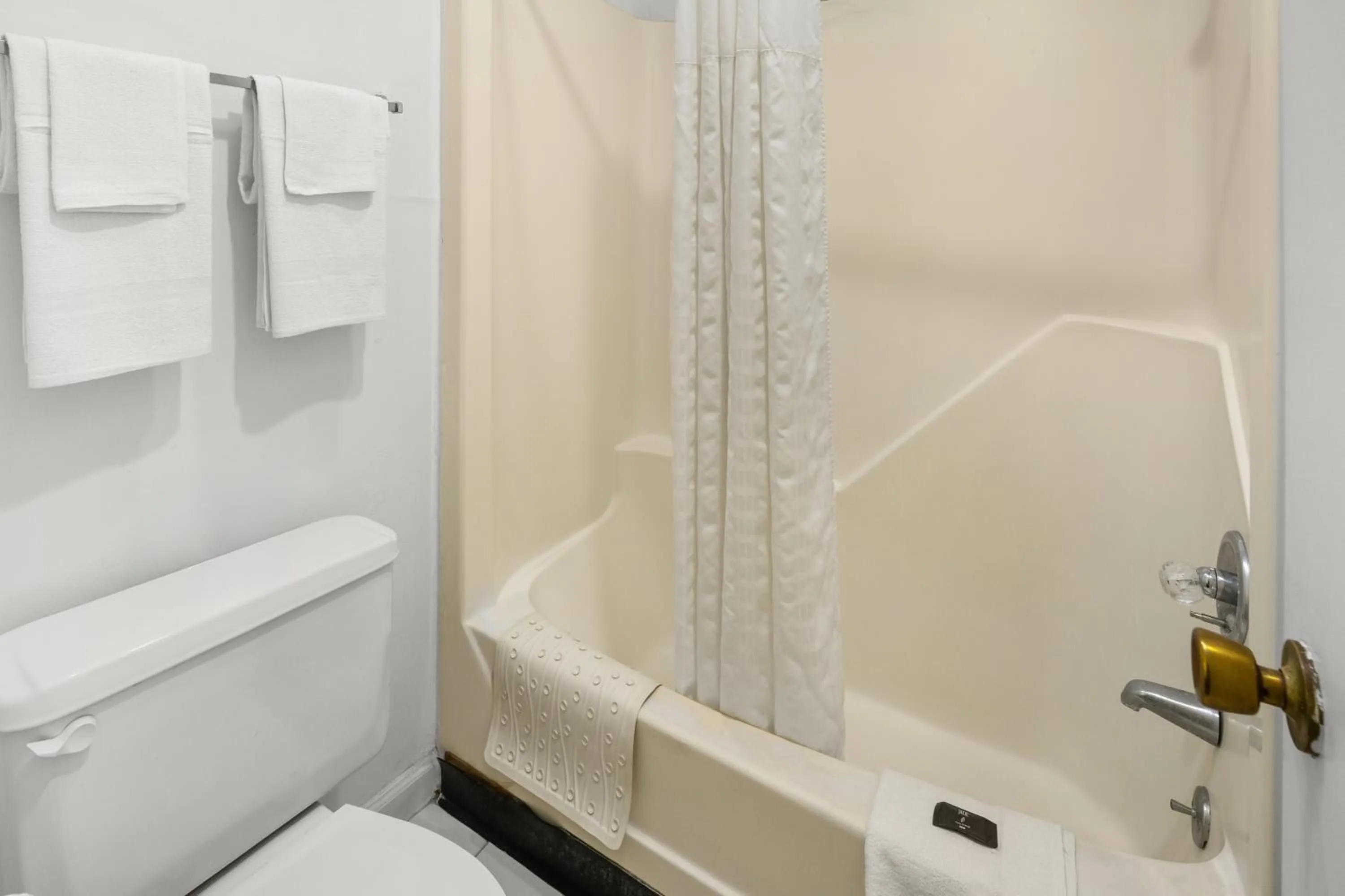 Shower in Americas Best Value Inn - Roxboro