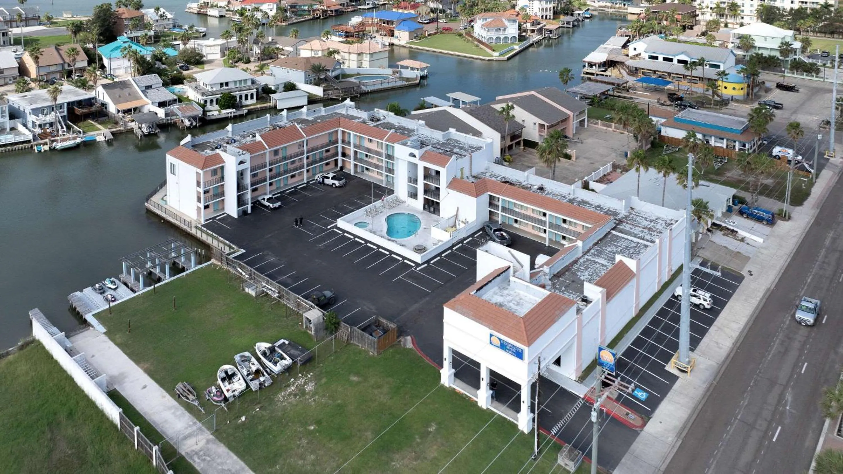 Property building in WindWater Hotel and Marina