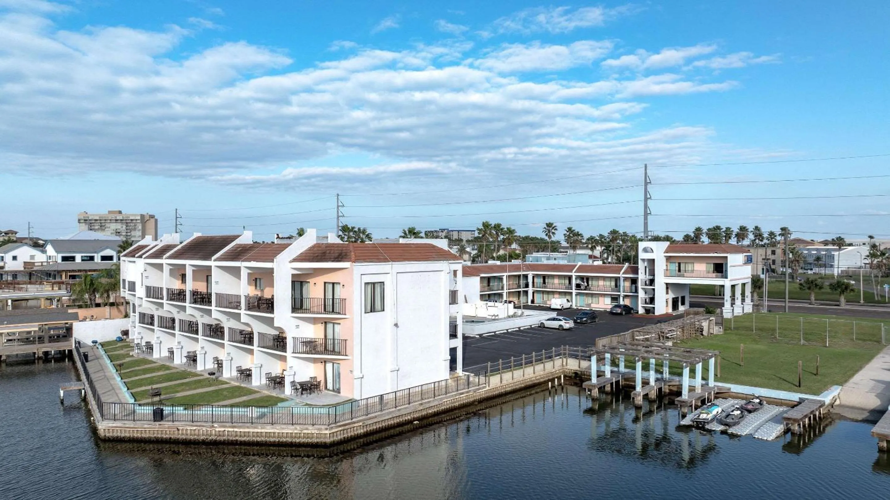 Property building in WindWater Hotel and Marina