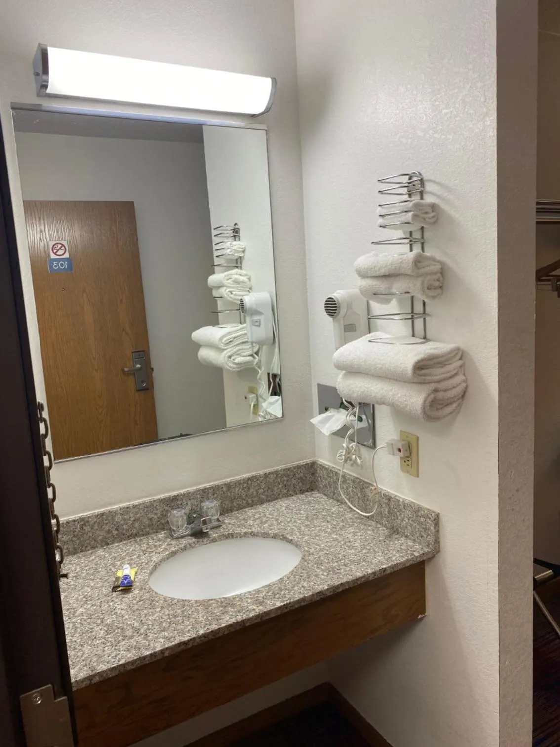 Bathroom in Americas Best Value Inn Champaign