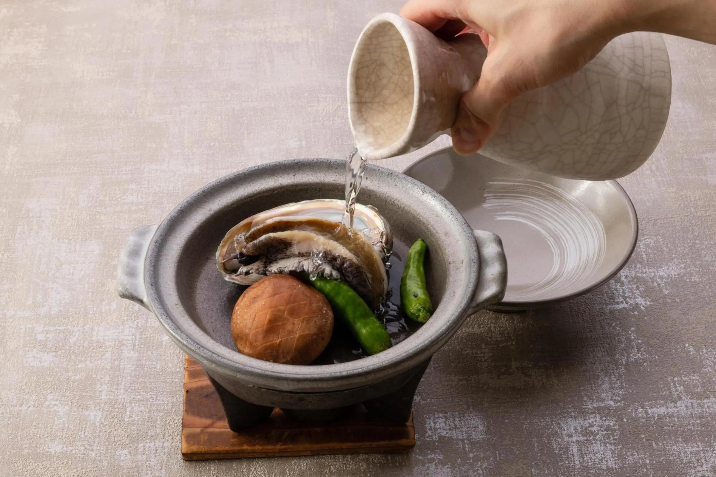 Food close-up in Atami Onsen Sakuraya Ryokan