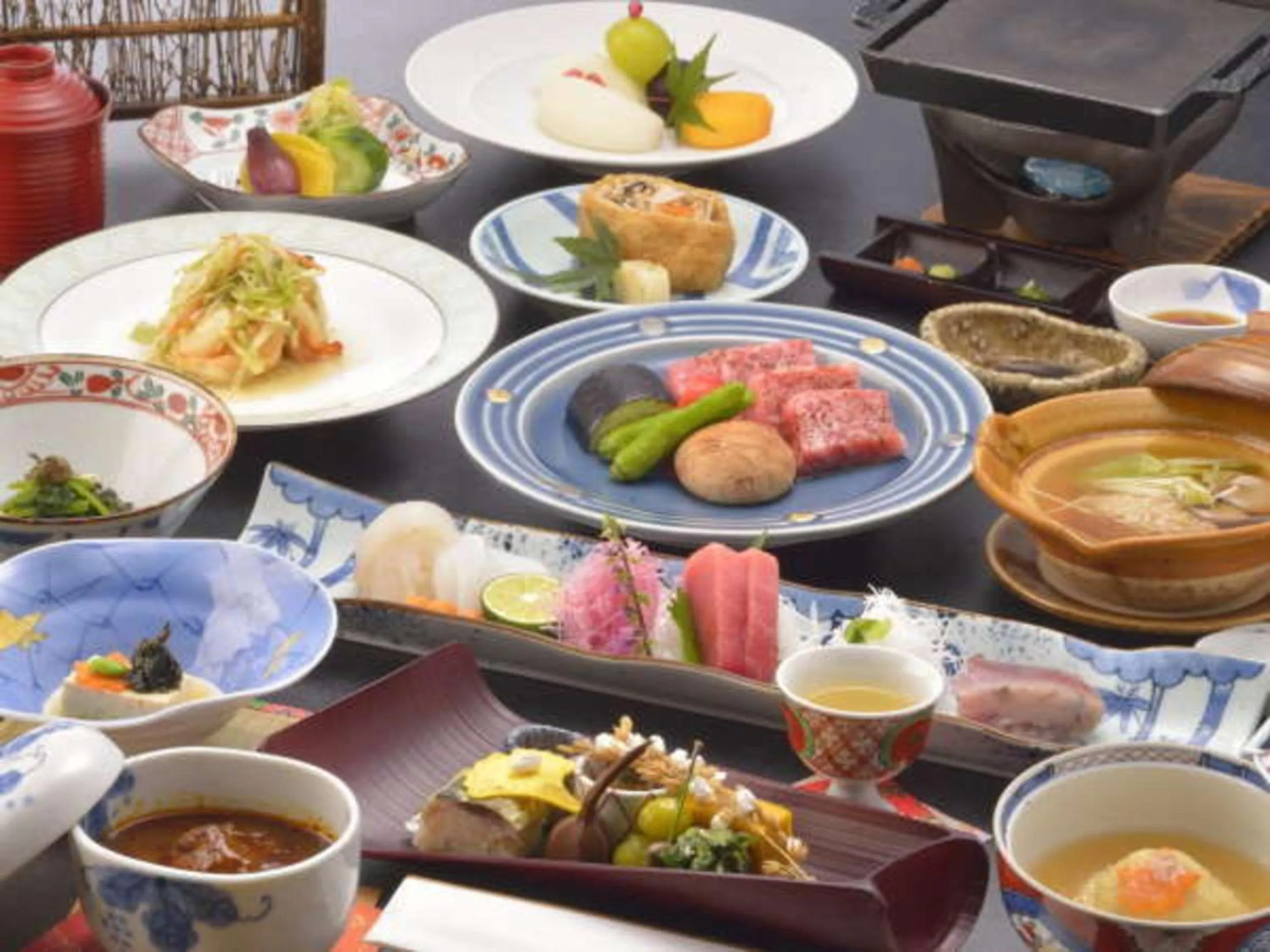 Food close-up in Atami Onsen Sakuraya Ryokan