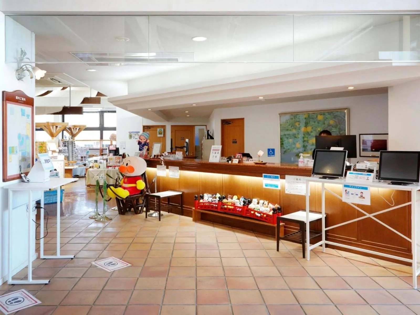 Lobby or reception in Resort Hotel Umibe no Kajuen