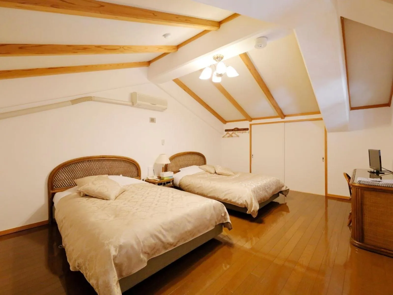 Photo of the whole room, Bed in Resort Hotel Umibe no Kajuen