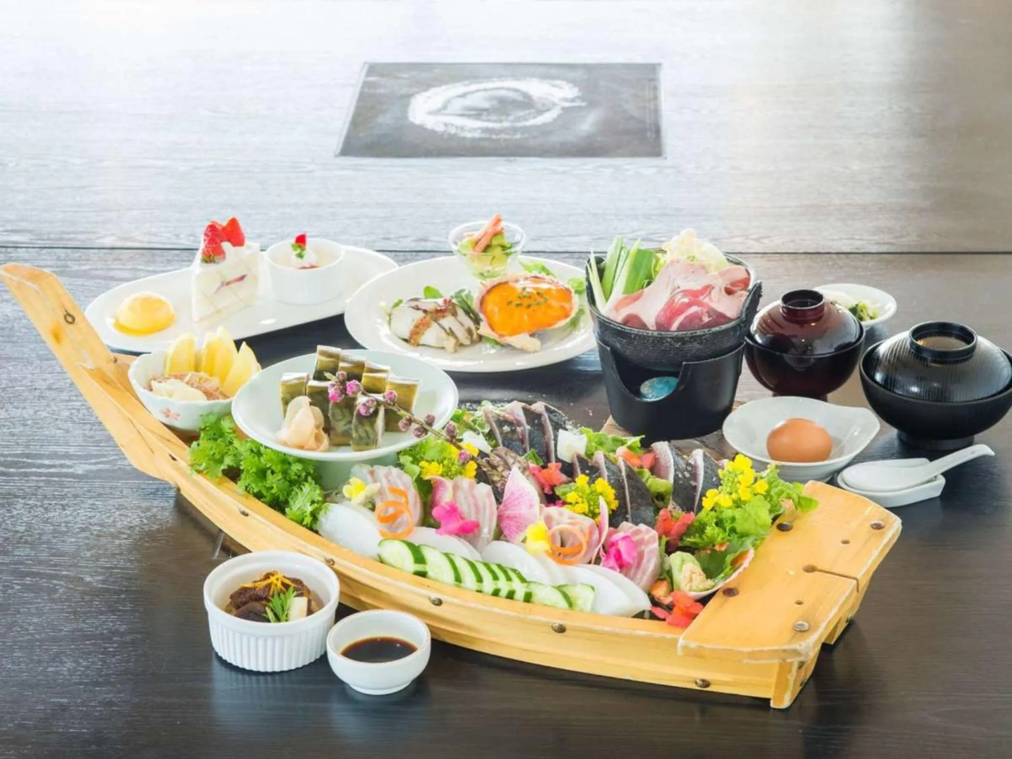 Dinner in Resort Hotel Umibe no Kajuen