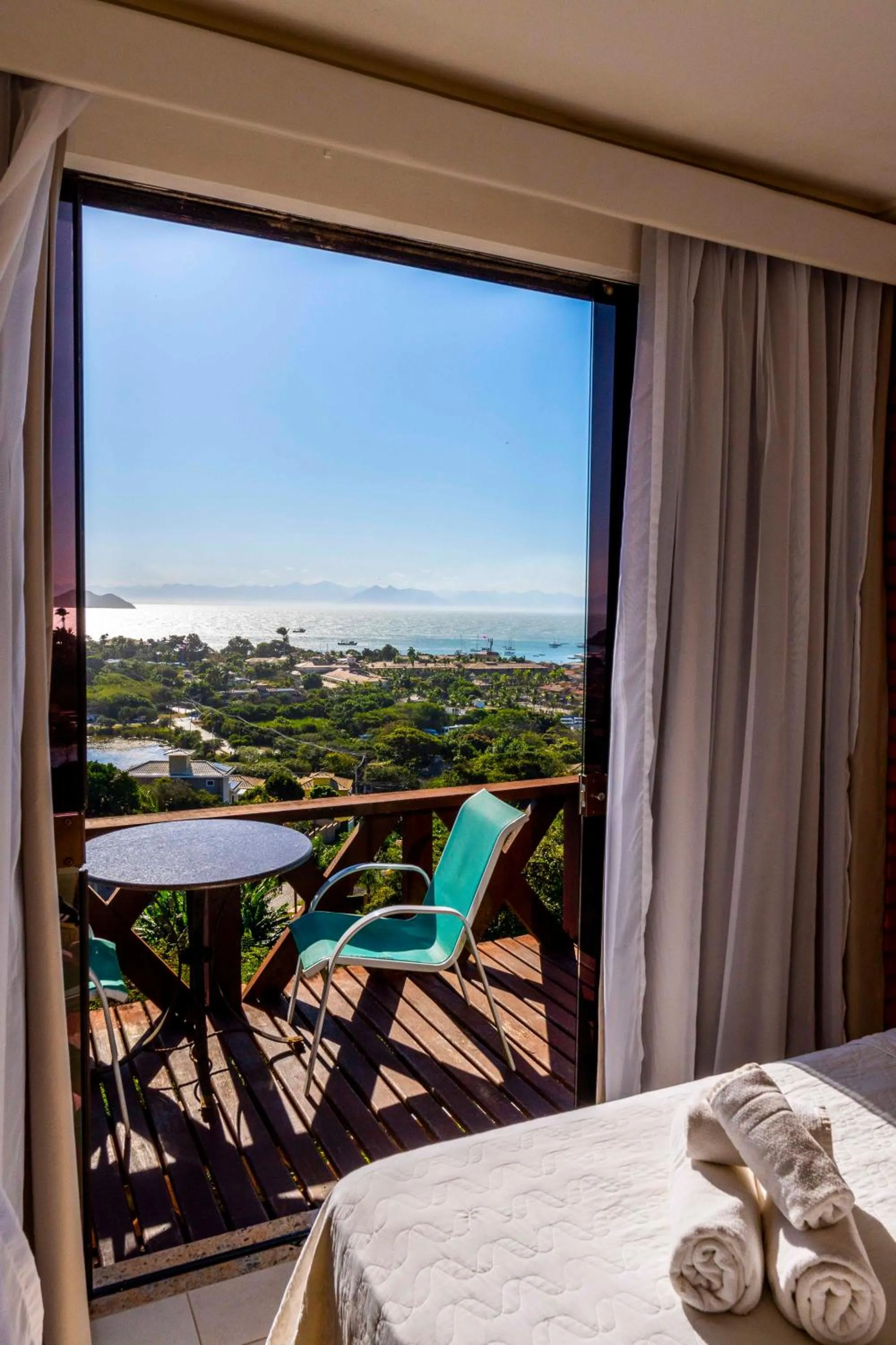 View (from property/room), Bed in Costa do Sol Boutique Hotel