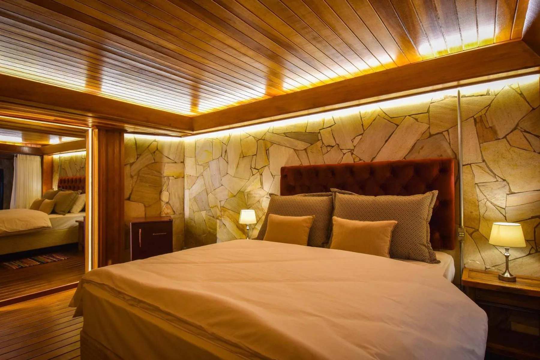 Bed in Pousada Borô