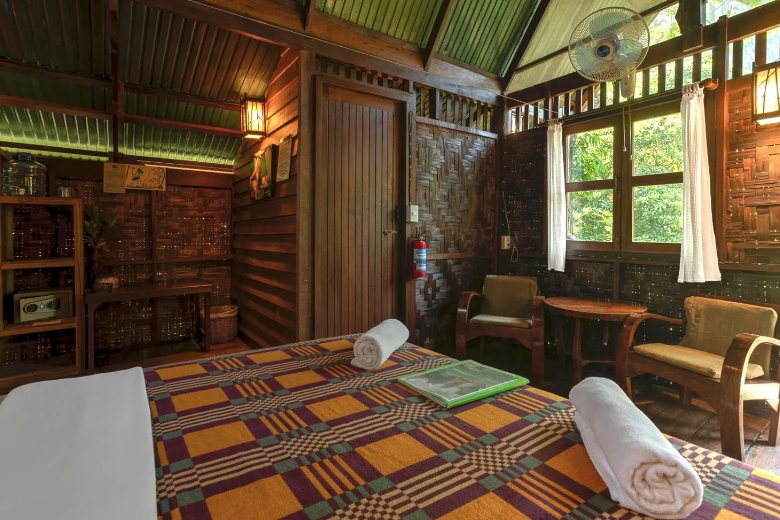 Bedroom, Bed in Our Jungle House