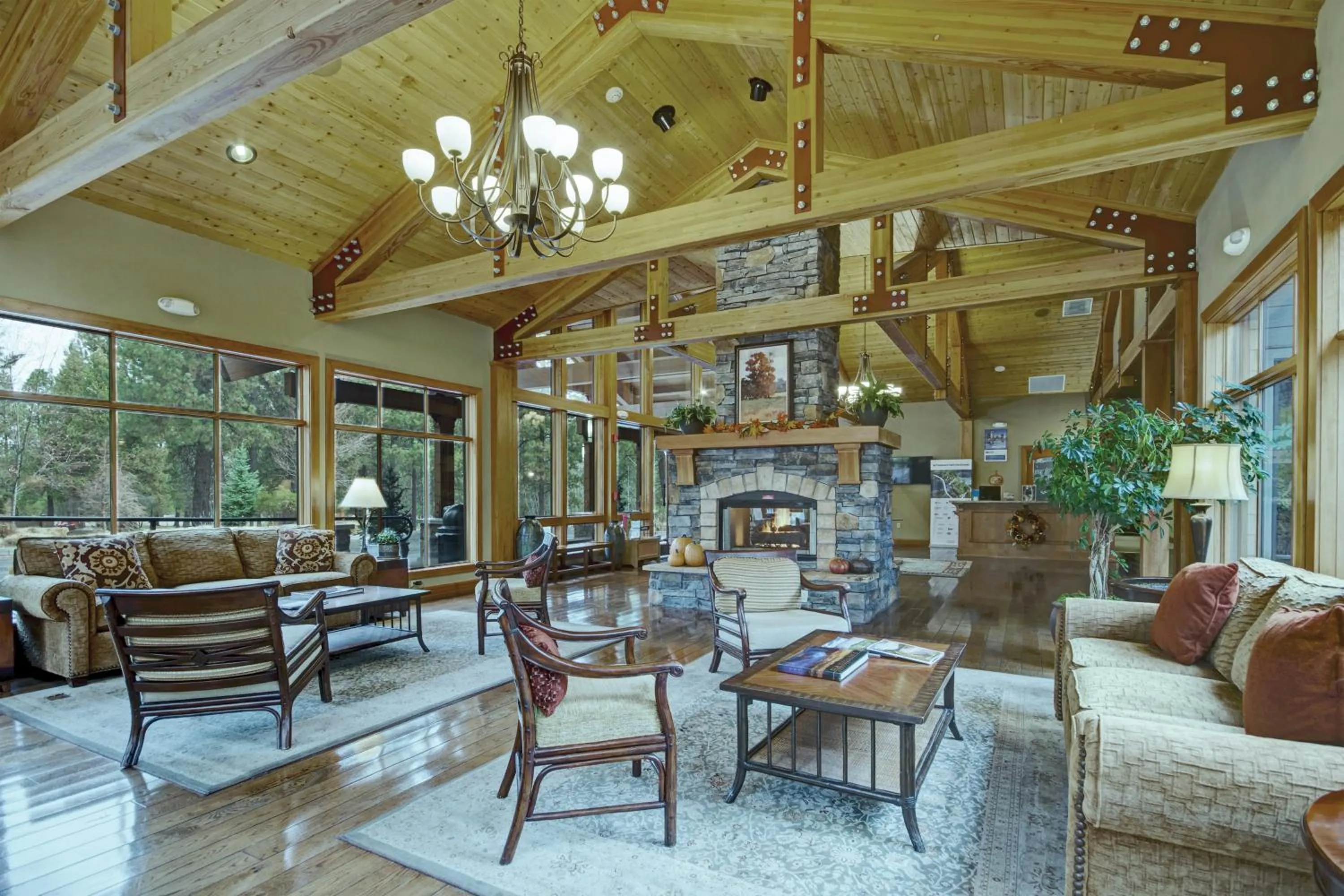 Lobby or reception in Seventh Mountain Resort