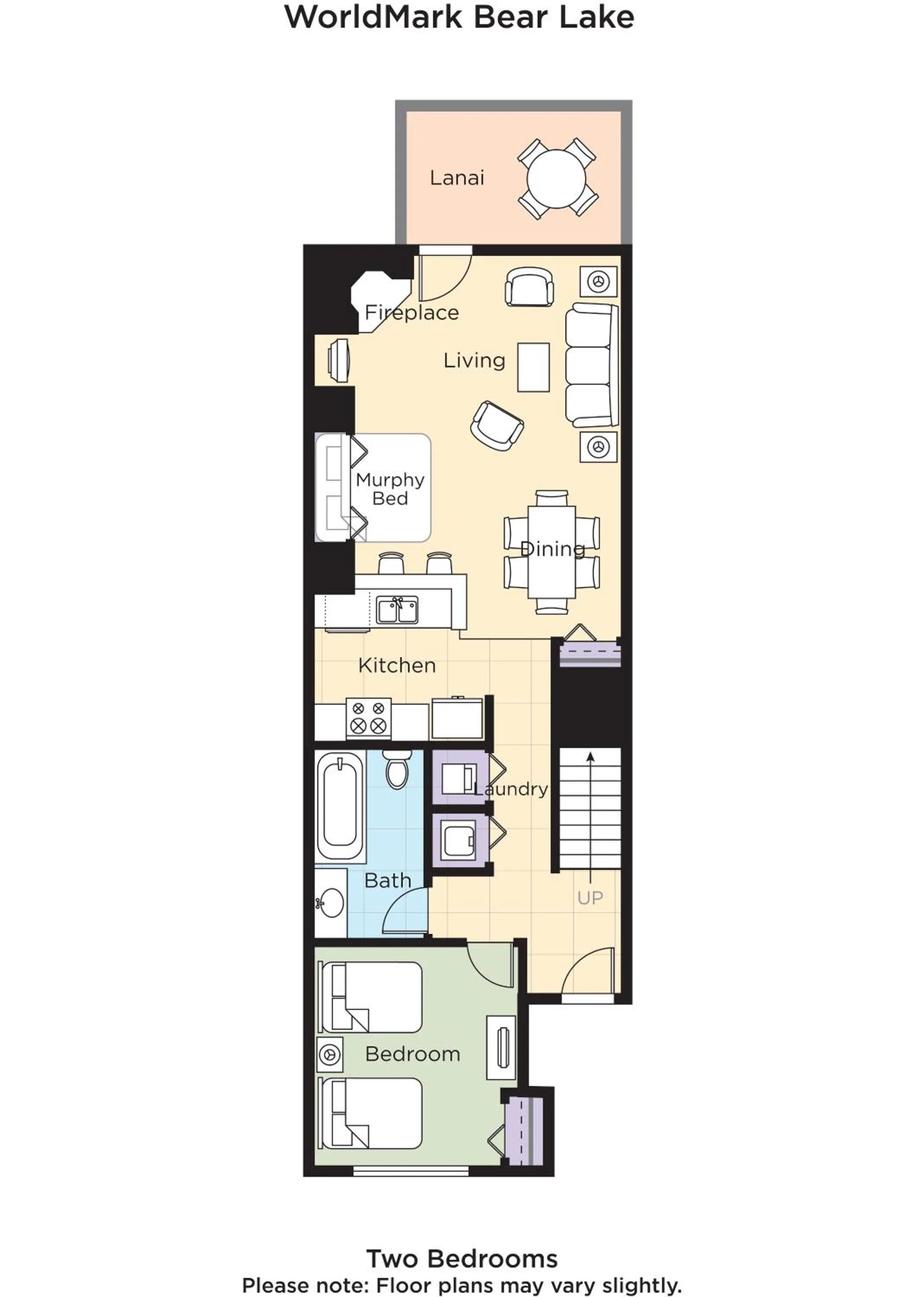 Floor plan in Seventh Mountain Resort
